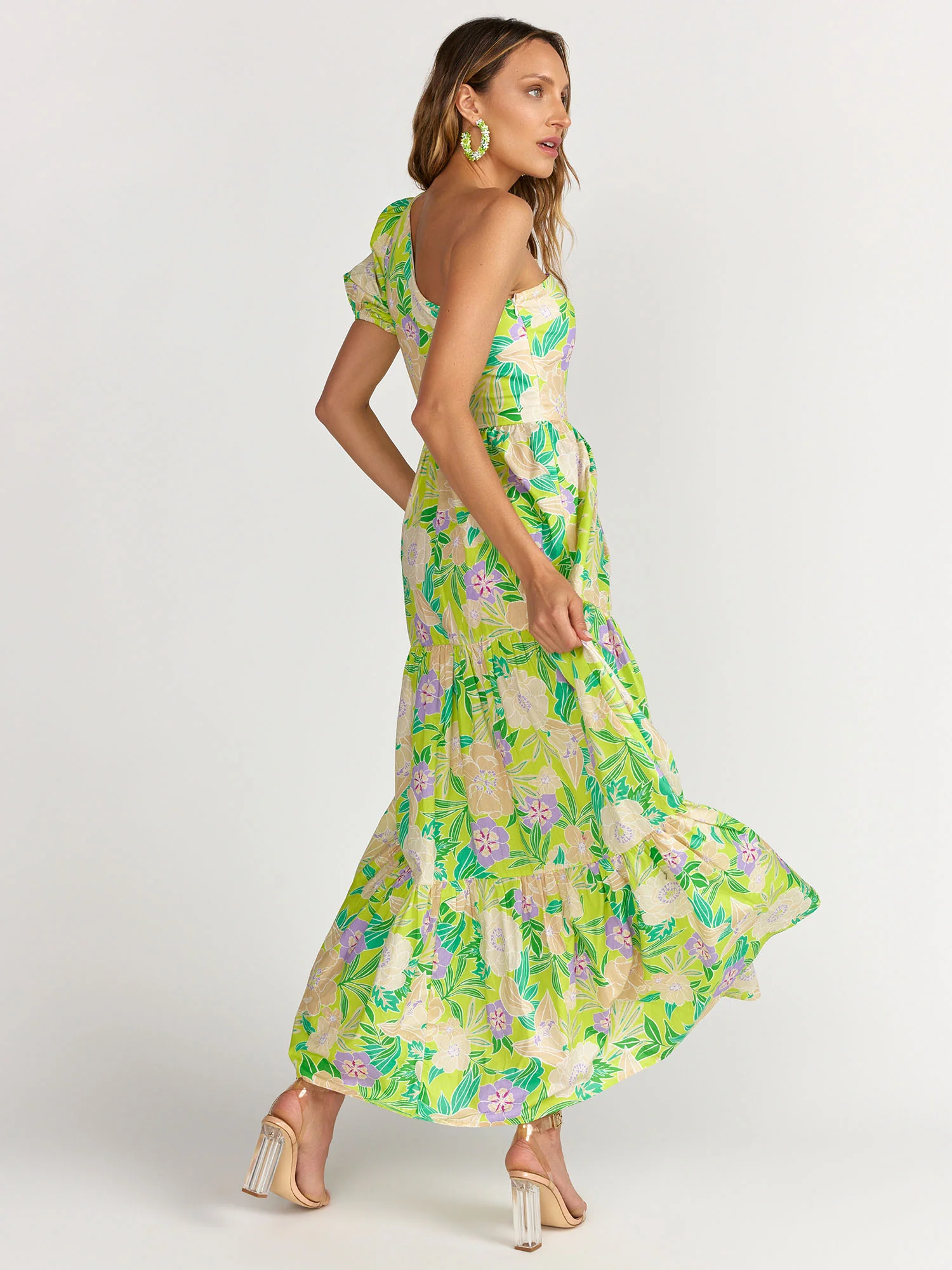Flying Tomato One Shoulder Floral Maxi Dress - Brands We Love - Image 3