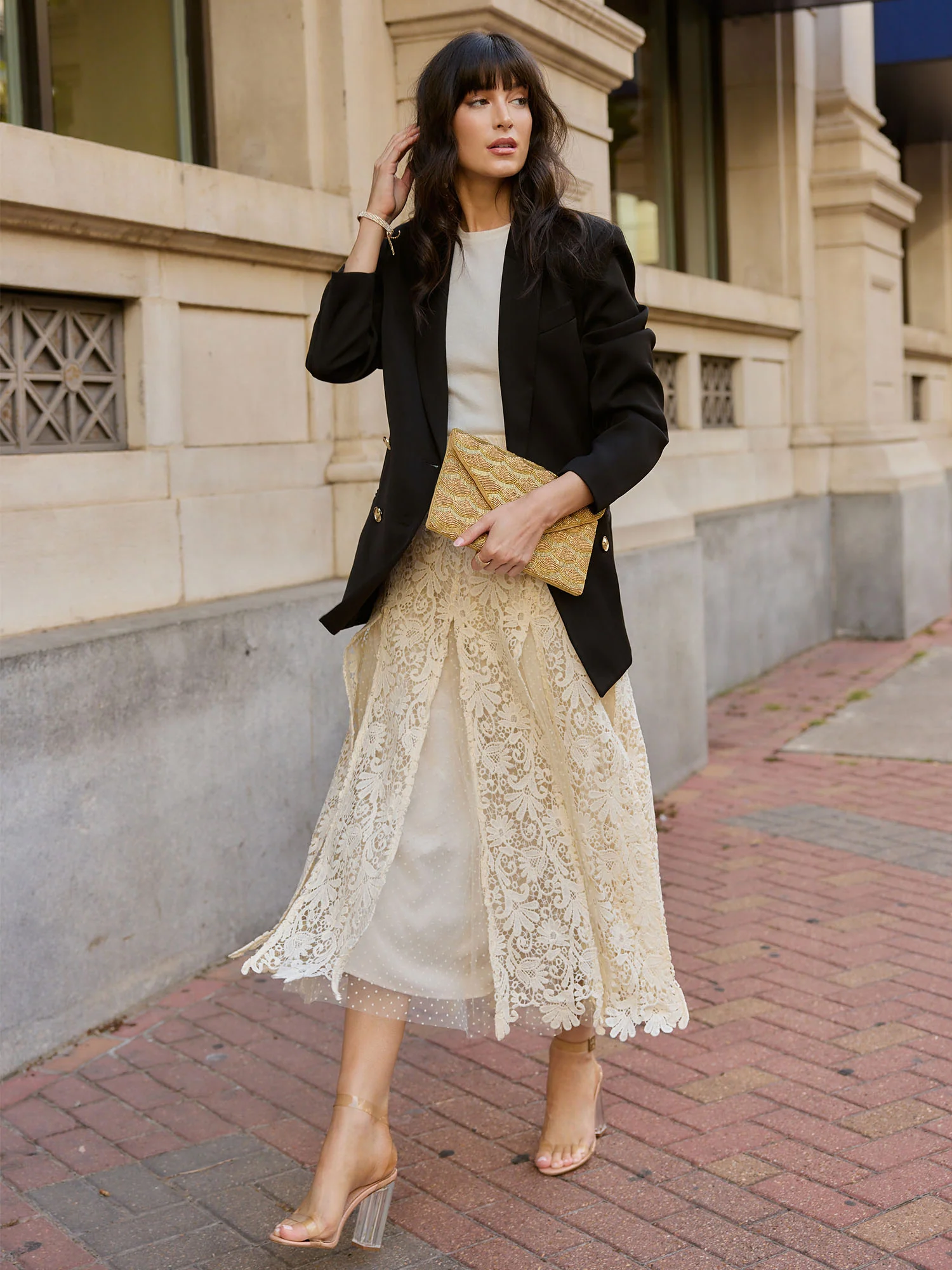 Just Me Crochet Mesh Skirt - Brands We Love - Image 2