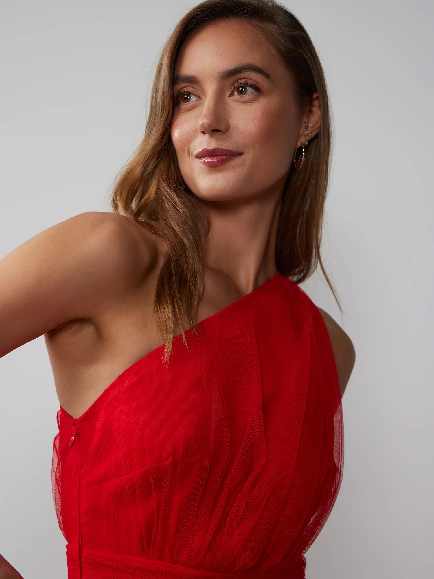 One-Shoulder Tiered Dress - Image 4