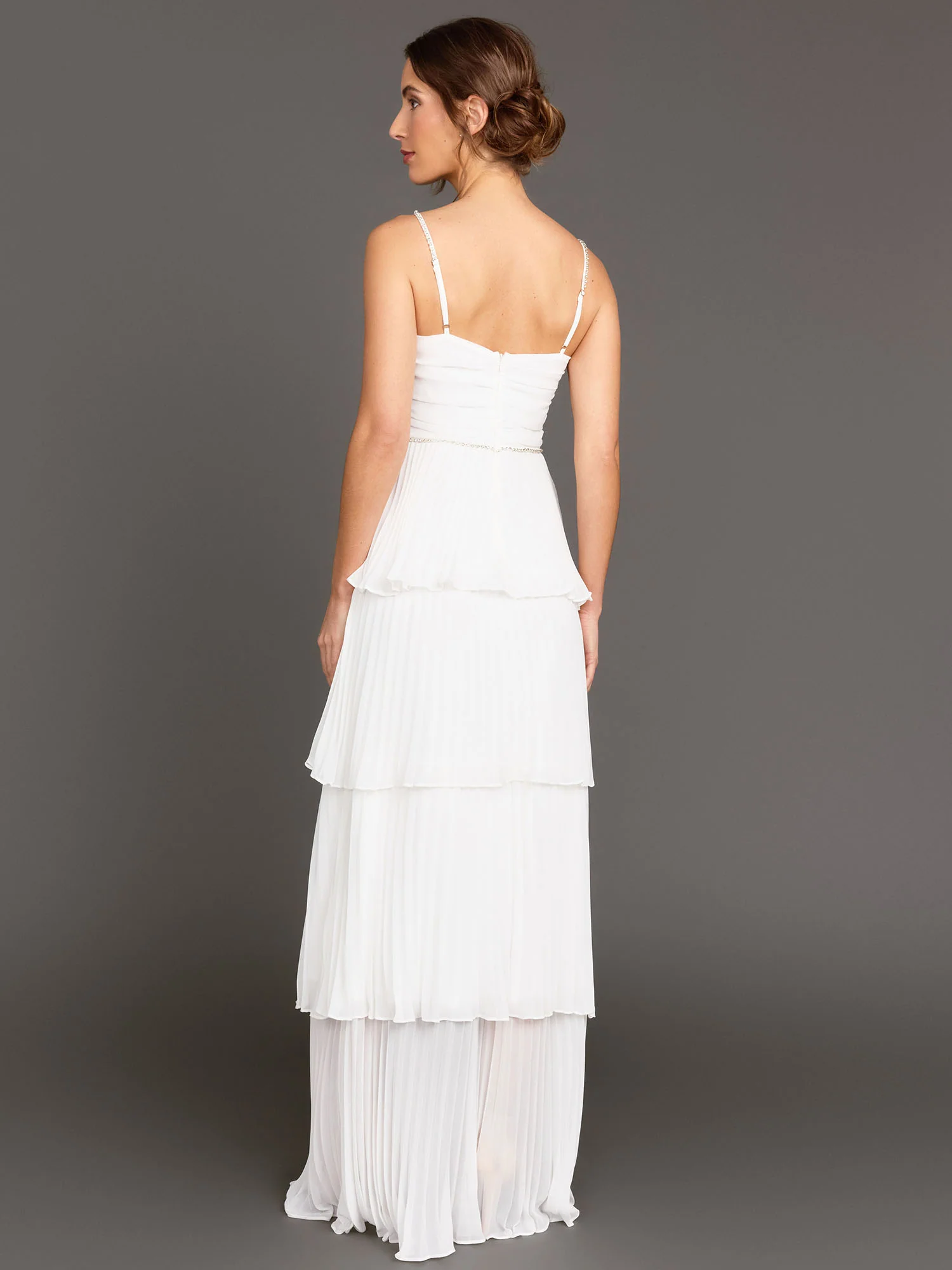 Lena Sleeveless Crystal Embellished Gown - Brands We Love - Image 4