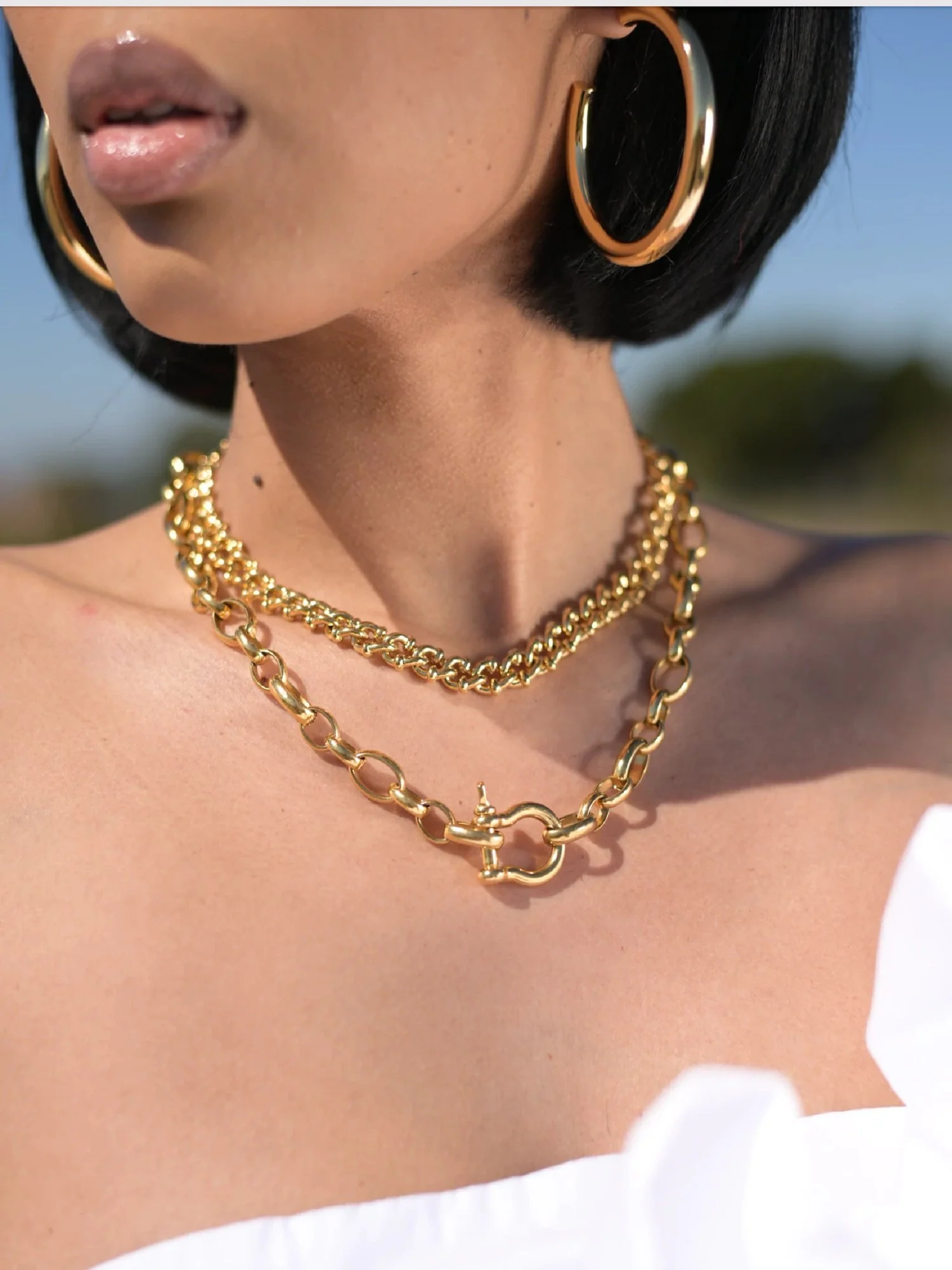 Simone The Label 14K Gold-Plated Chain Necklace - Brands We Love - Image 2