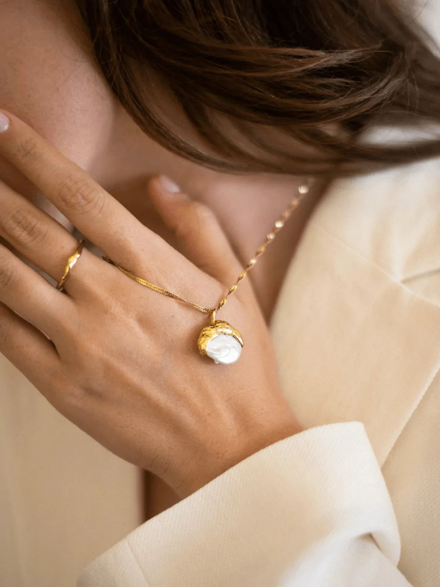 Simone The Label 14K Gold Plated Isle Necklace - Brands We Love - Image 3