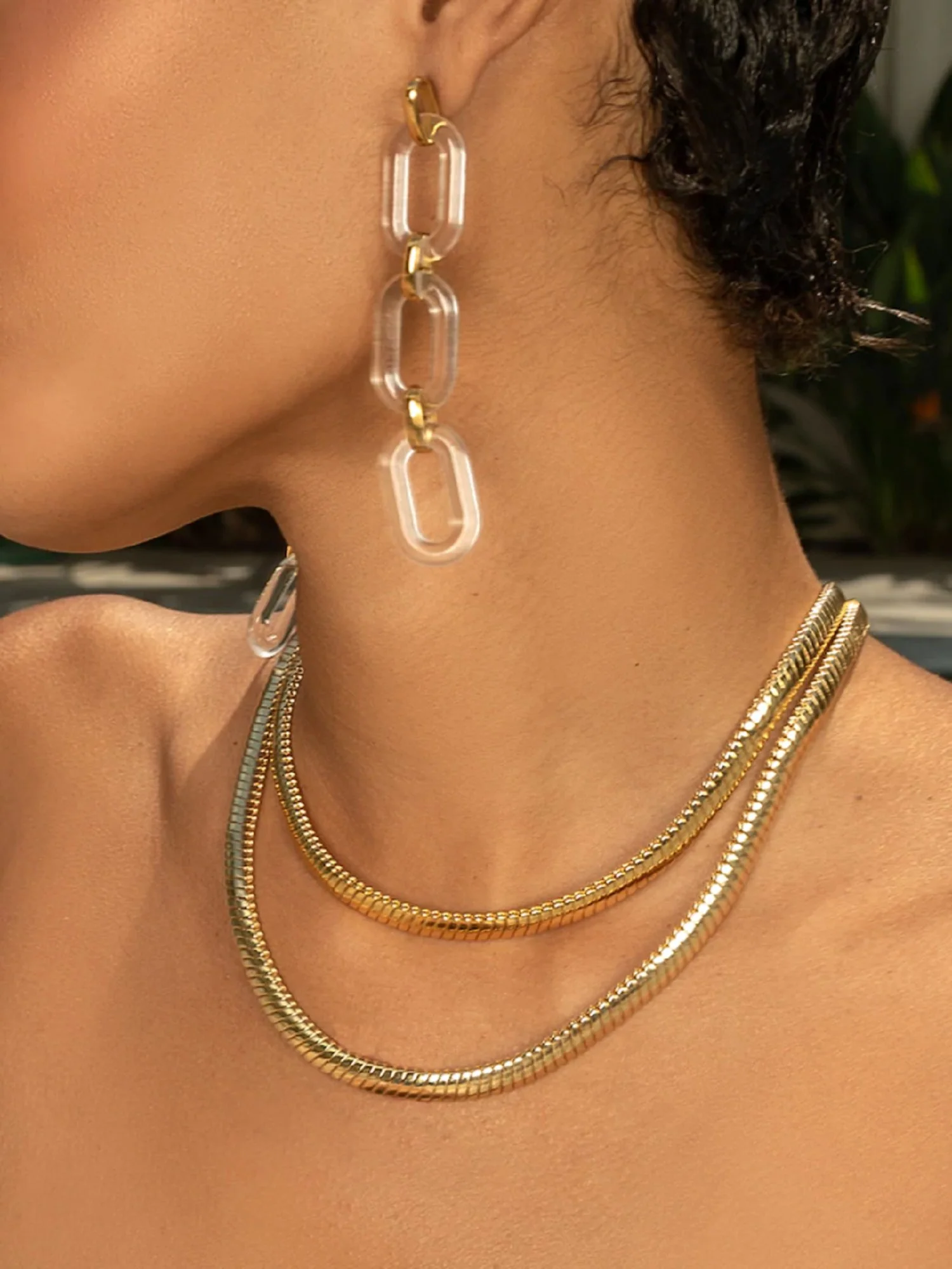 Simone The Label 14K Gold-Plated Slick Chain Necklace - Brands We Love