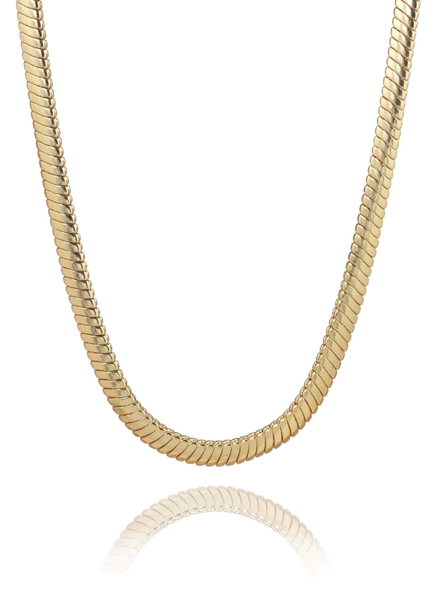 Simone The Label 14K Gold-Plated Slick Chain Necklace - Brands We Love - Image 3