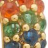LA Radiant 14K Gold Rainbow Pave Huggies - Brands We Love - Image 2