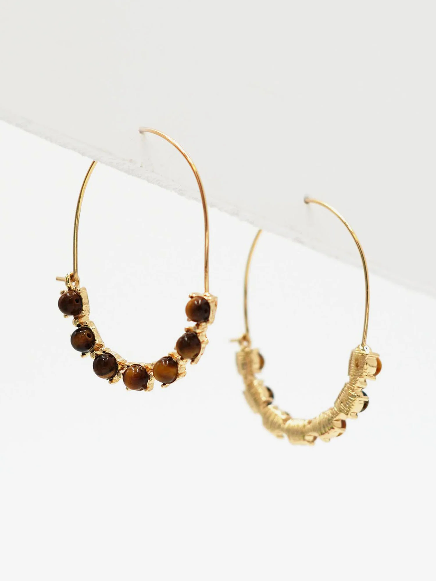 Beaded Hoop Earrings