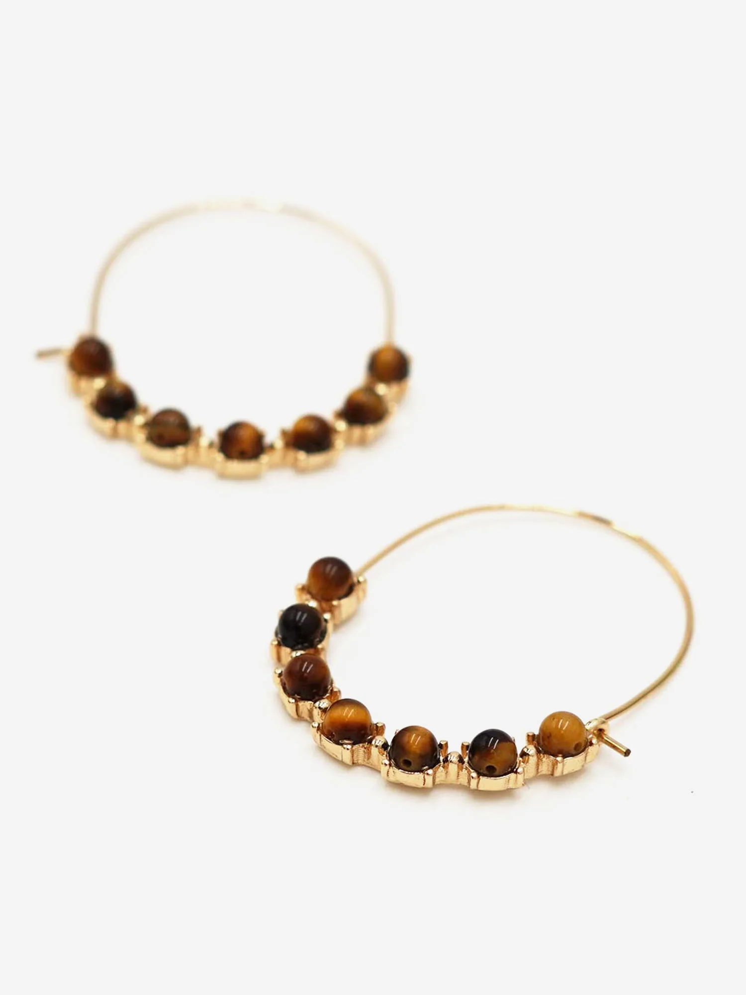 Beaded Hoop Earrings - Image 2