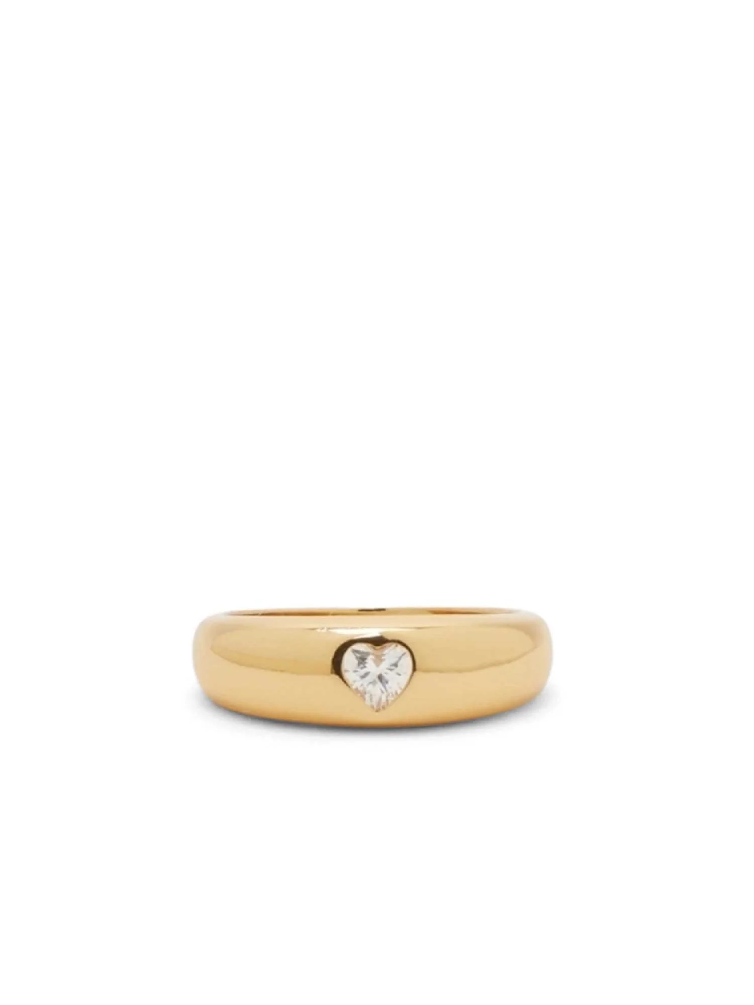Petit Moments 18K Gold-Plated CZ Heart-Inset Ring - Brands We Love