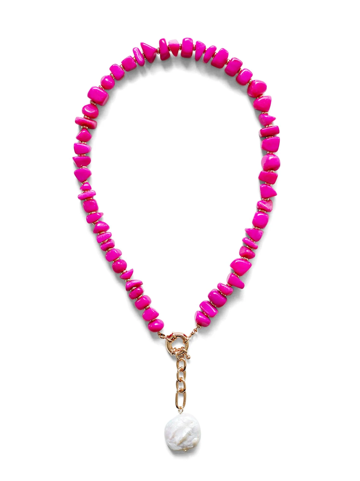 Siete 18K Semi Precious Gold-Plated Stone Necklace - Brands We Love - Image 3