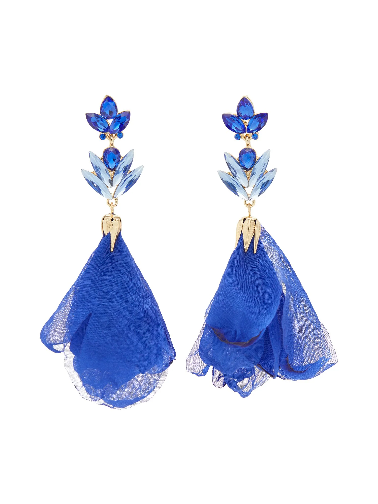 Fabric Drop Earrings - Image 3