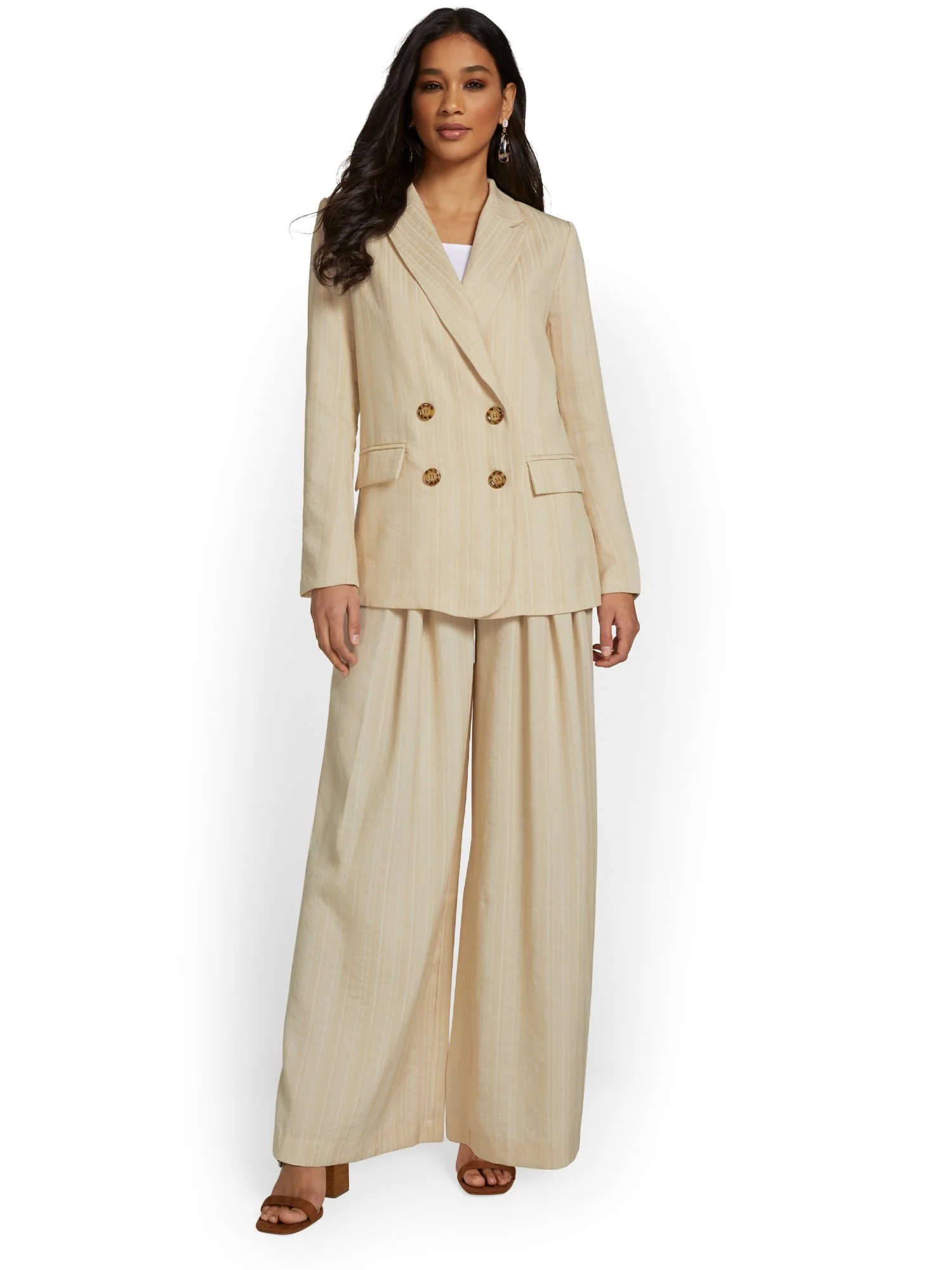 Luxy USA 2-Piece Blazer & Wide-Leg Pant Set - Brands We Love - Image 3