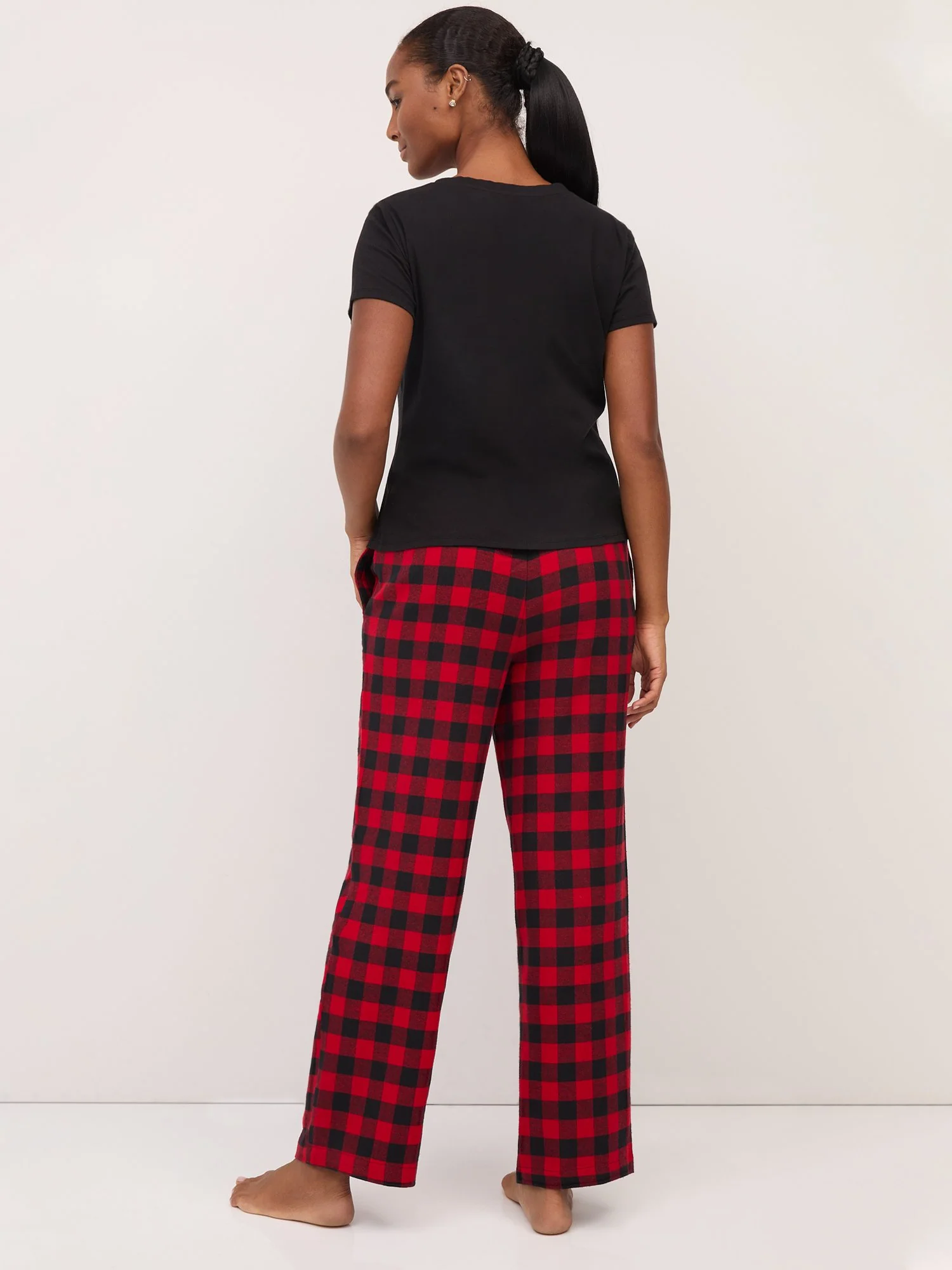 2-Piece Buffalo-Plaid Pajama Set - Image 3