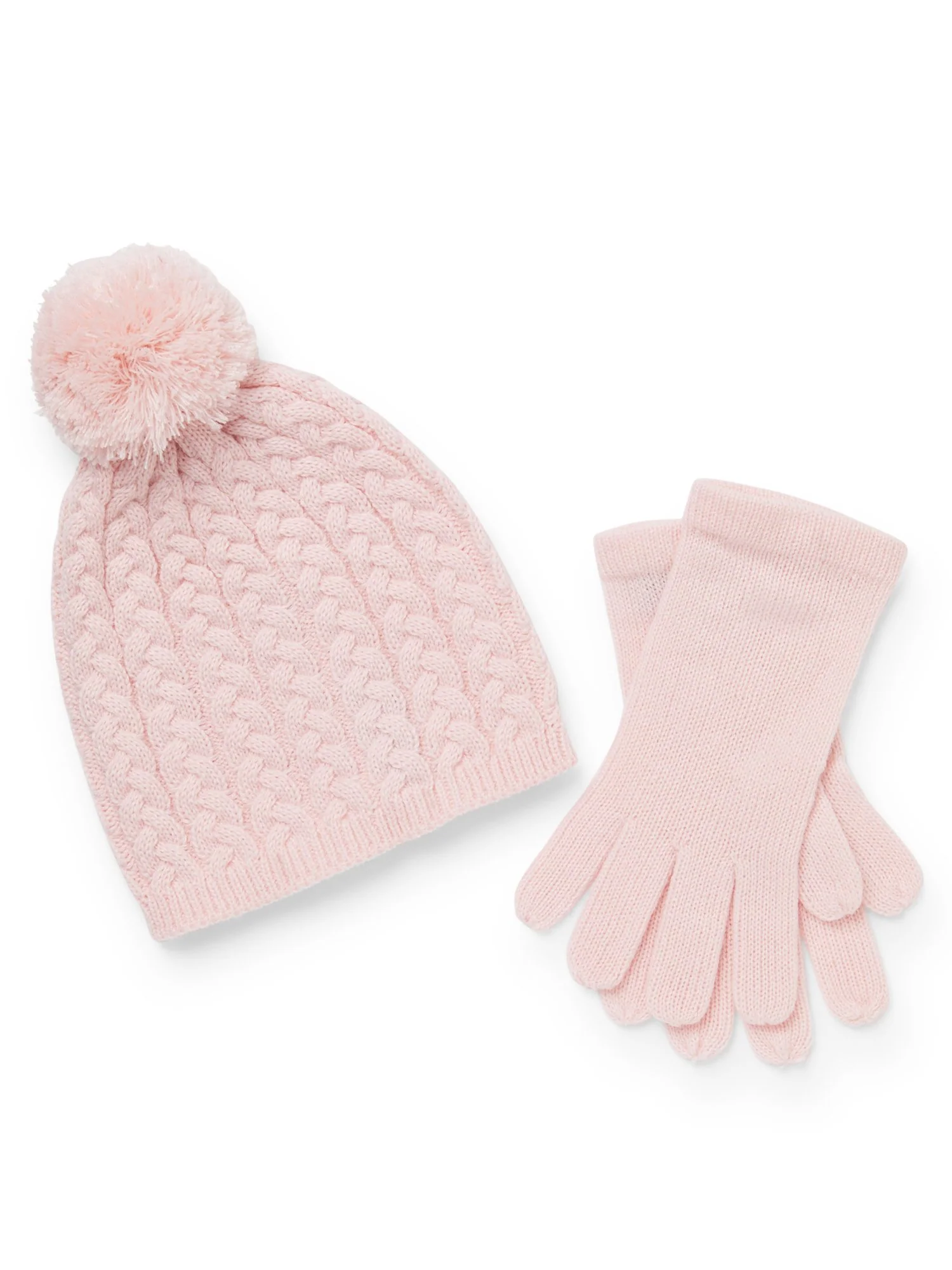 2-Piece Cable Knit Hat & Gloves Set - Image 22