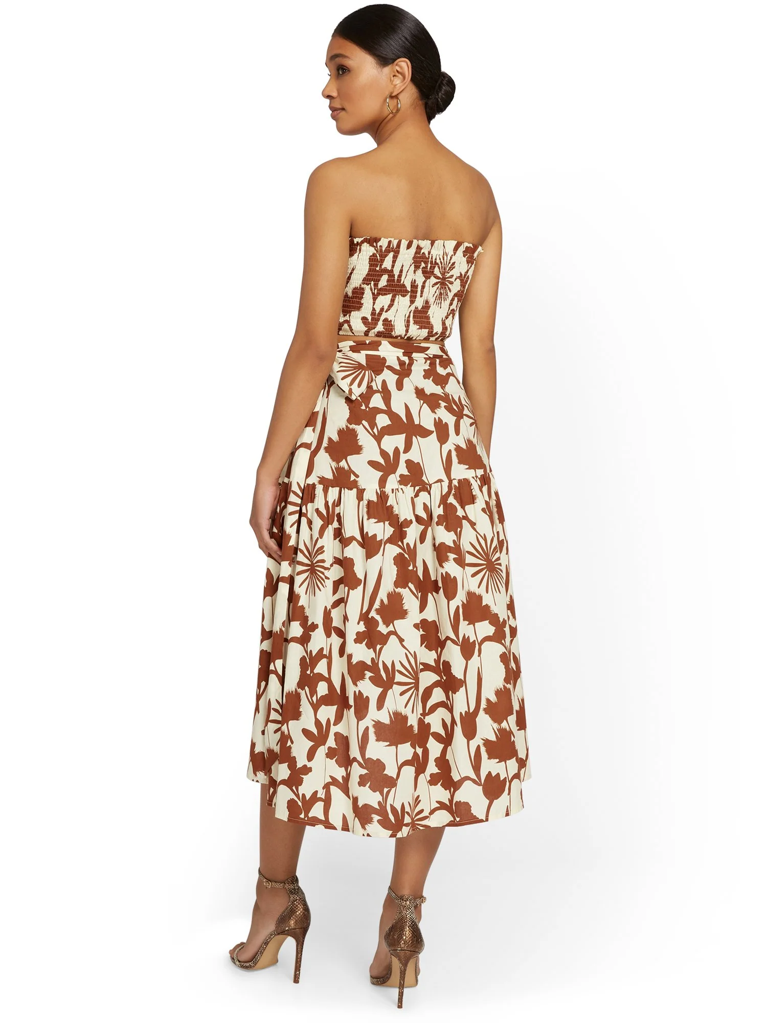 Aakaa 2-Piece Floral-Print Top & Skirt Set - Brands We Love - Image 3