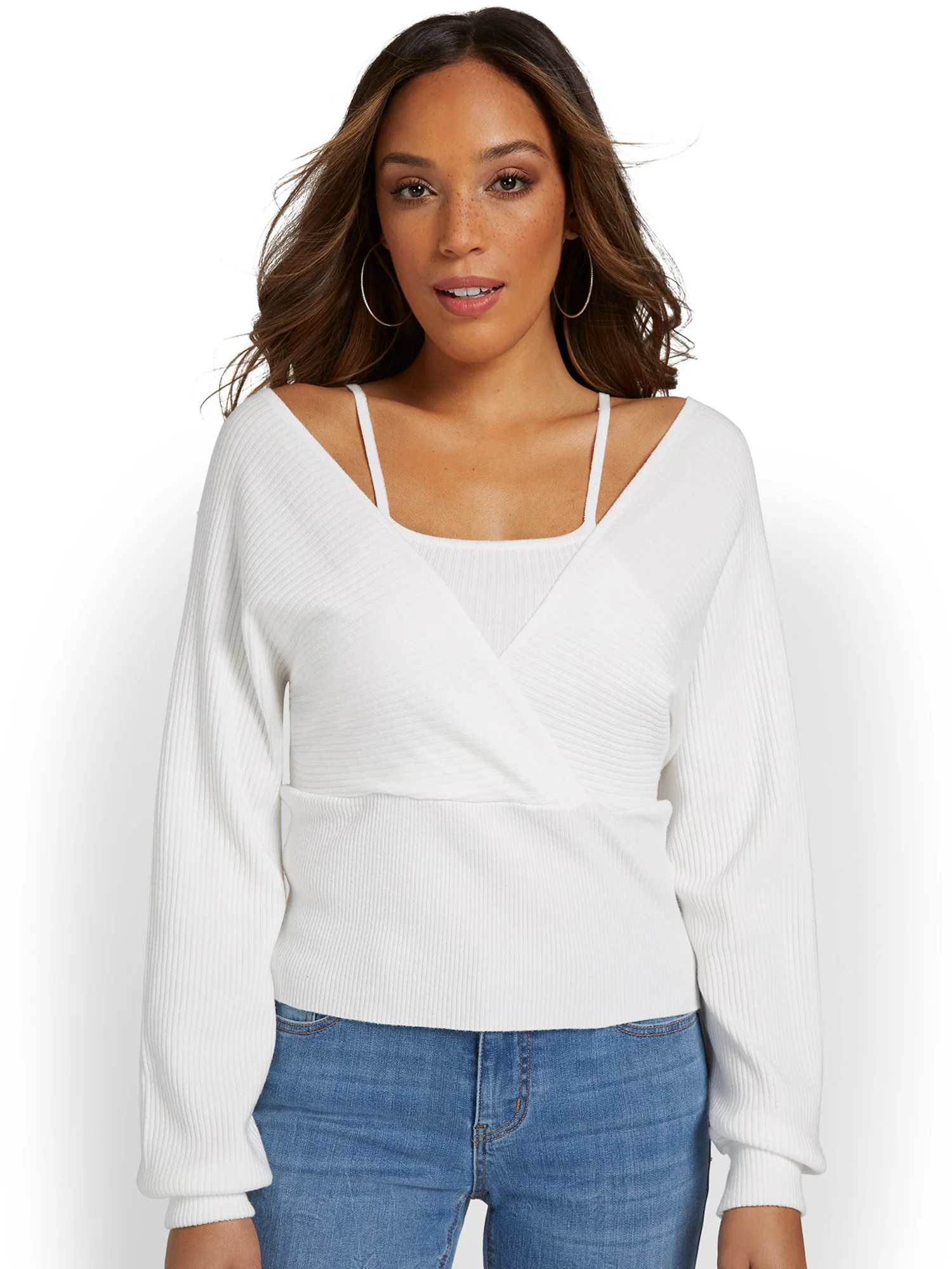 Allie Rose 2-Piece Halter Tank & Wrap Top Set - Brands We Love - Image 4