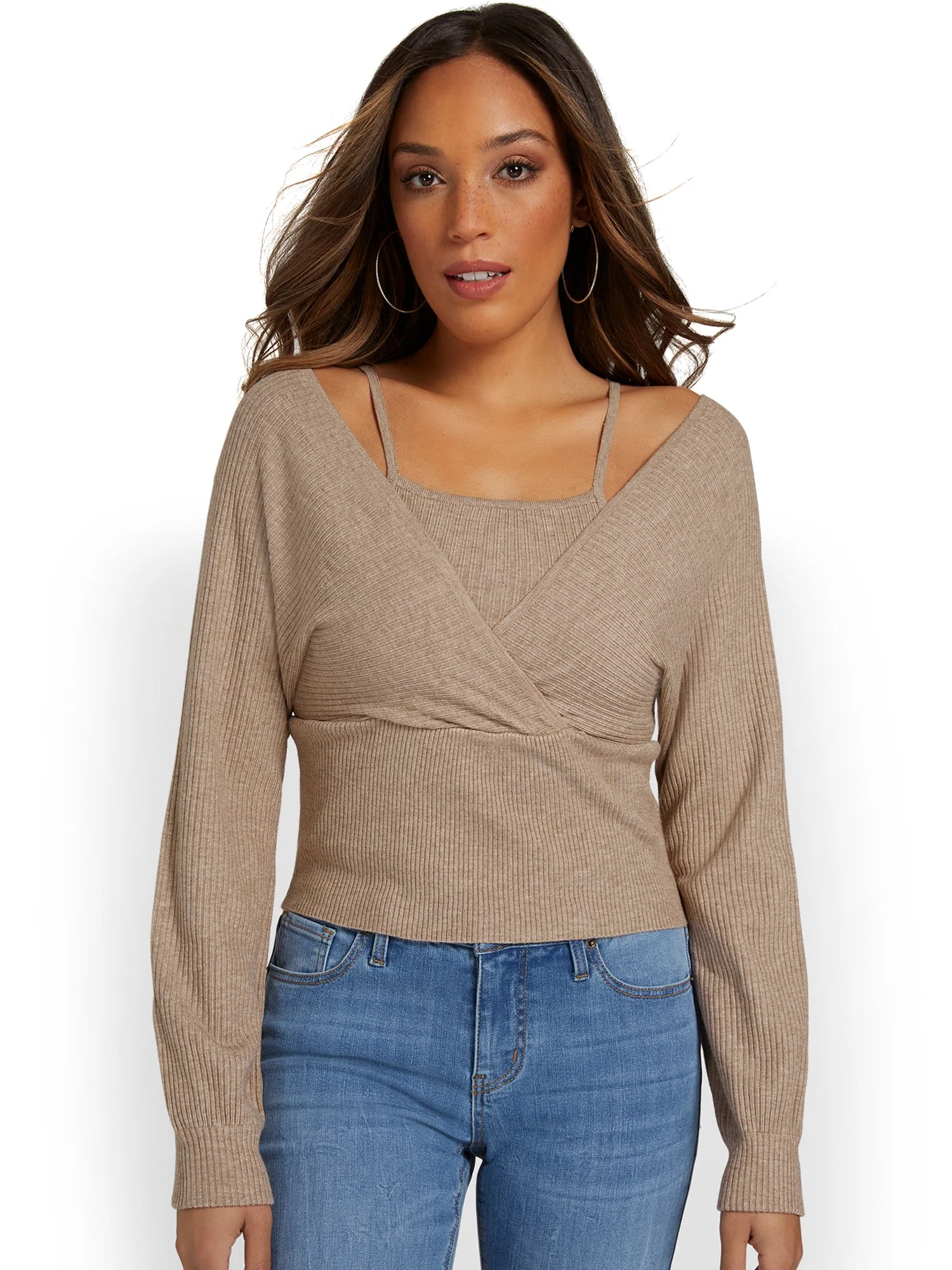 Allie Rose 2-Piece Halter Tank & Wrap Top Set - Brands We Love - Image 7
