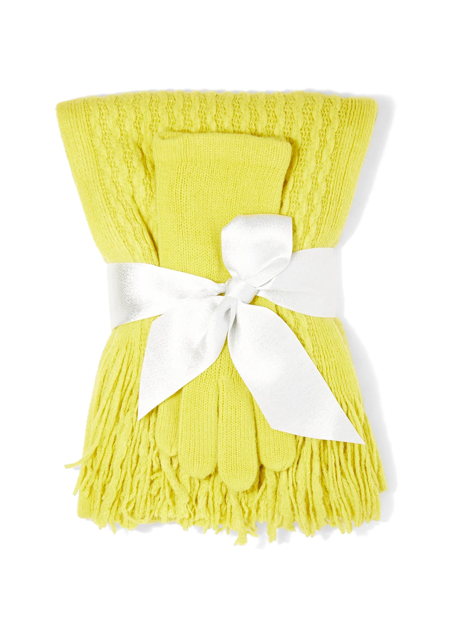 2-Piece Popcorn-Knit Scarf & Gloves Set - Image 23
