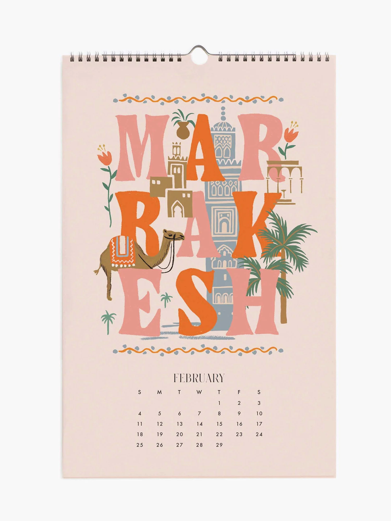 Rifle Paper Co. 2024 Greetings From Around the World Calendar - Brands We Love - Image 3