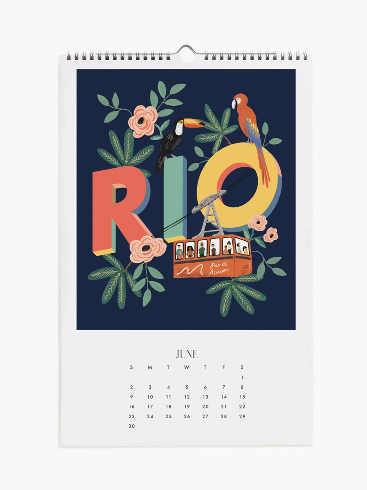 Rifle Paper Co. 2024 Greetings From Around the World Calendar - Brands We Love - Image 5