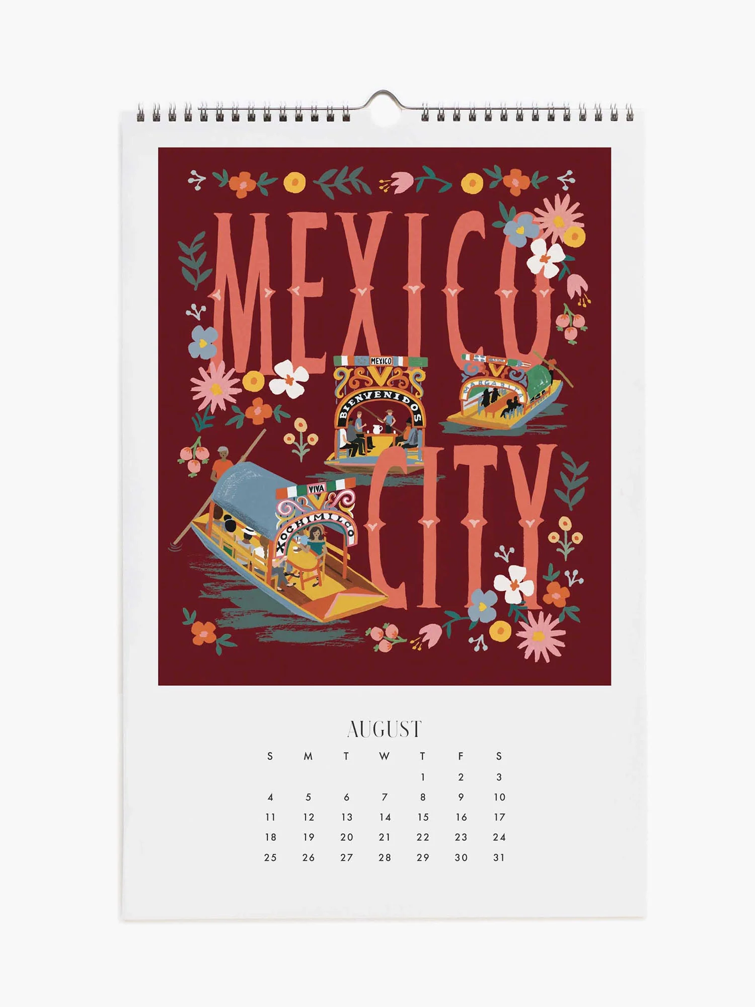 Rifle Paper Co. 2024 Greetings From Around the World Calendar - Brands We Love - Image 6