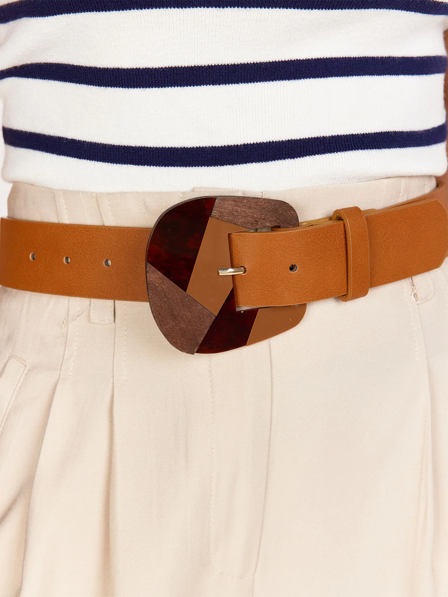 Mallis Accessories Wood Buckle Belt - Brands We Love - Image 3