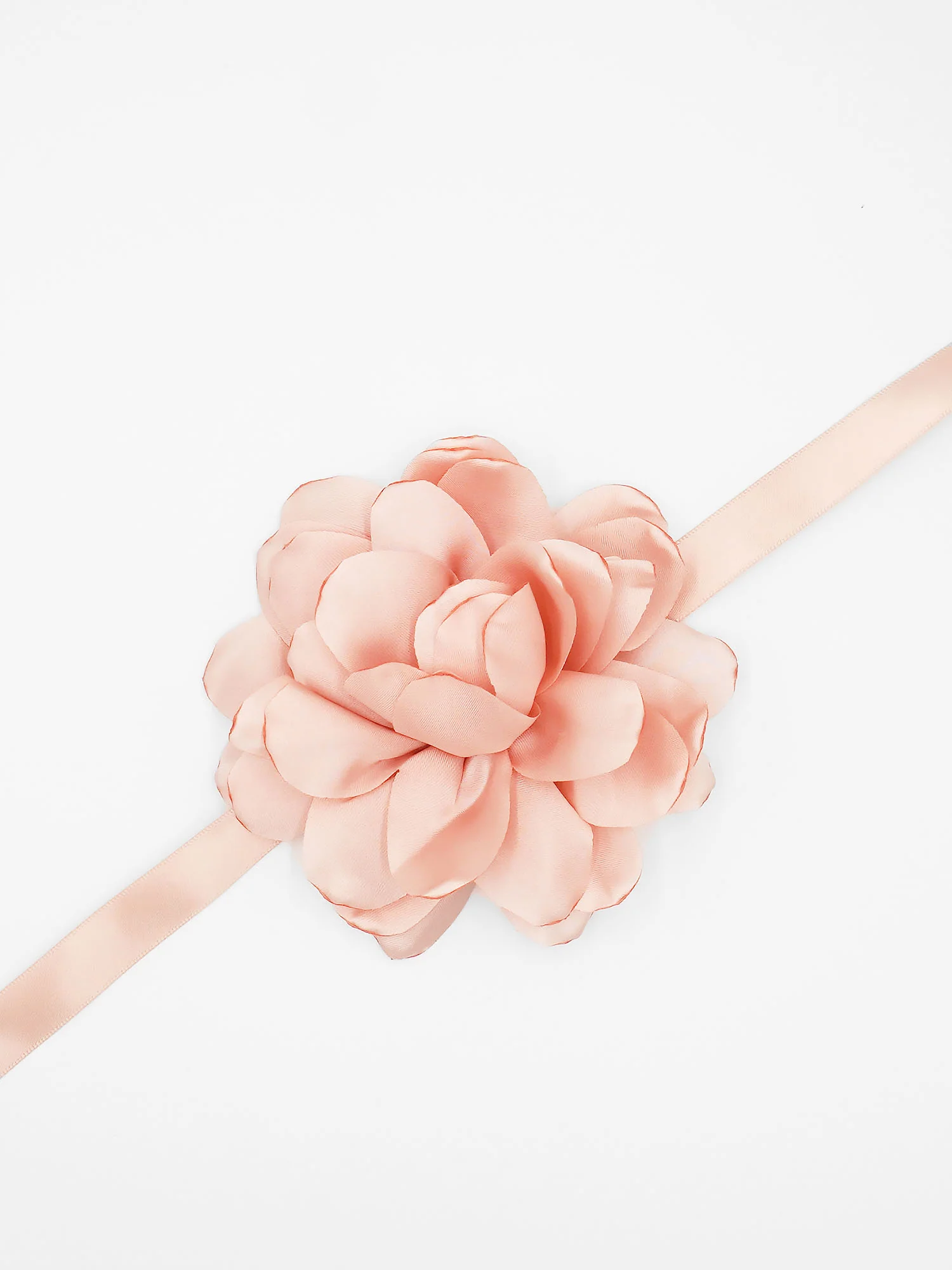 Rosette Ribbon Necklace - Image 3