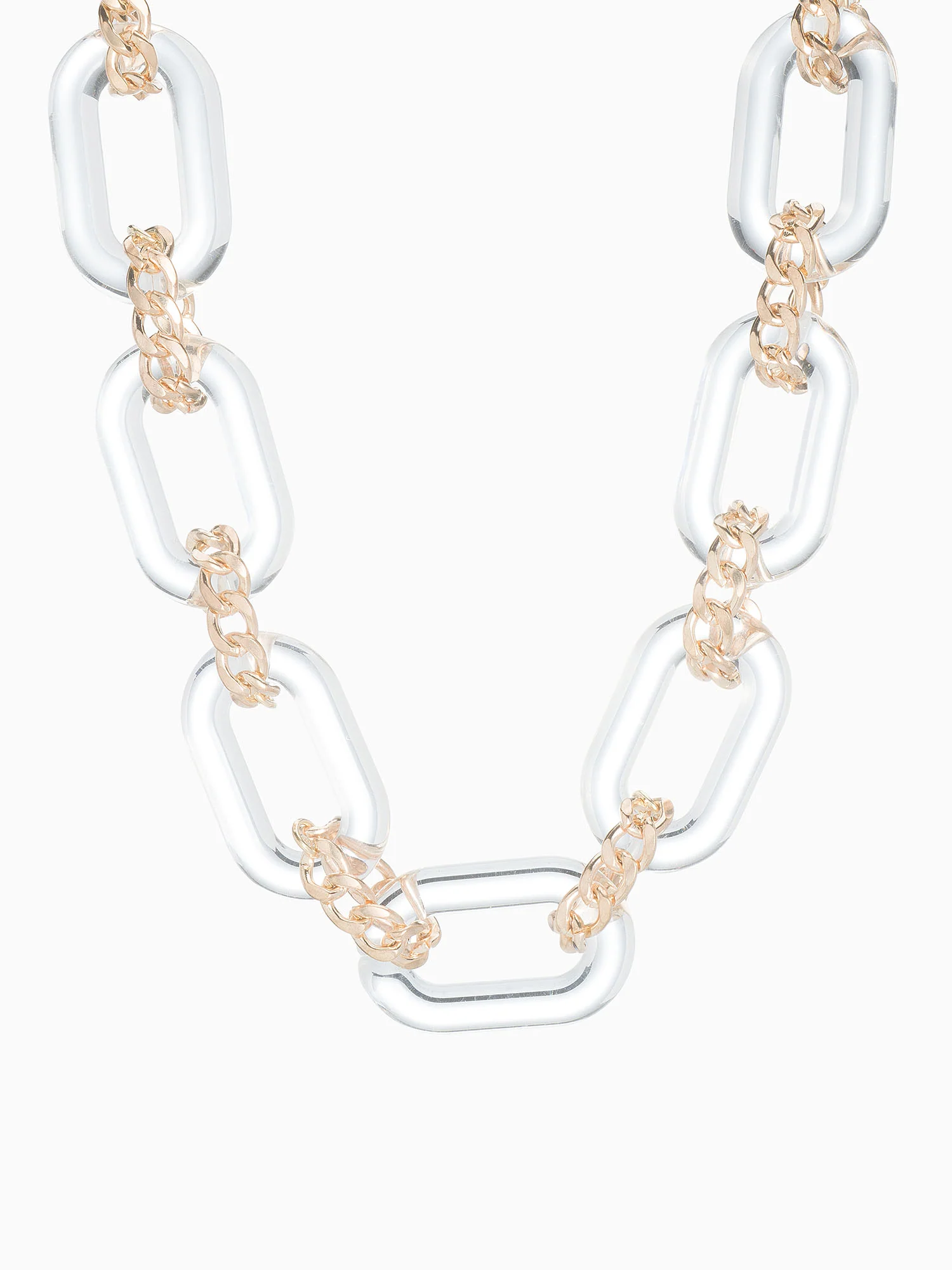 Acrylic Chain Link Necklace - Image 2