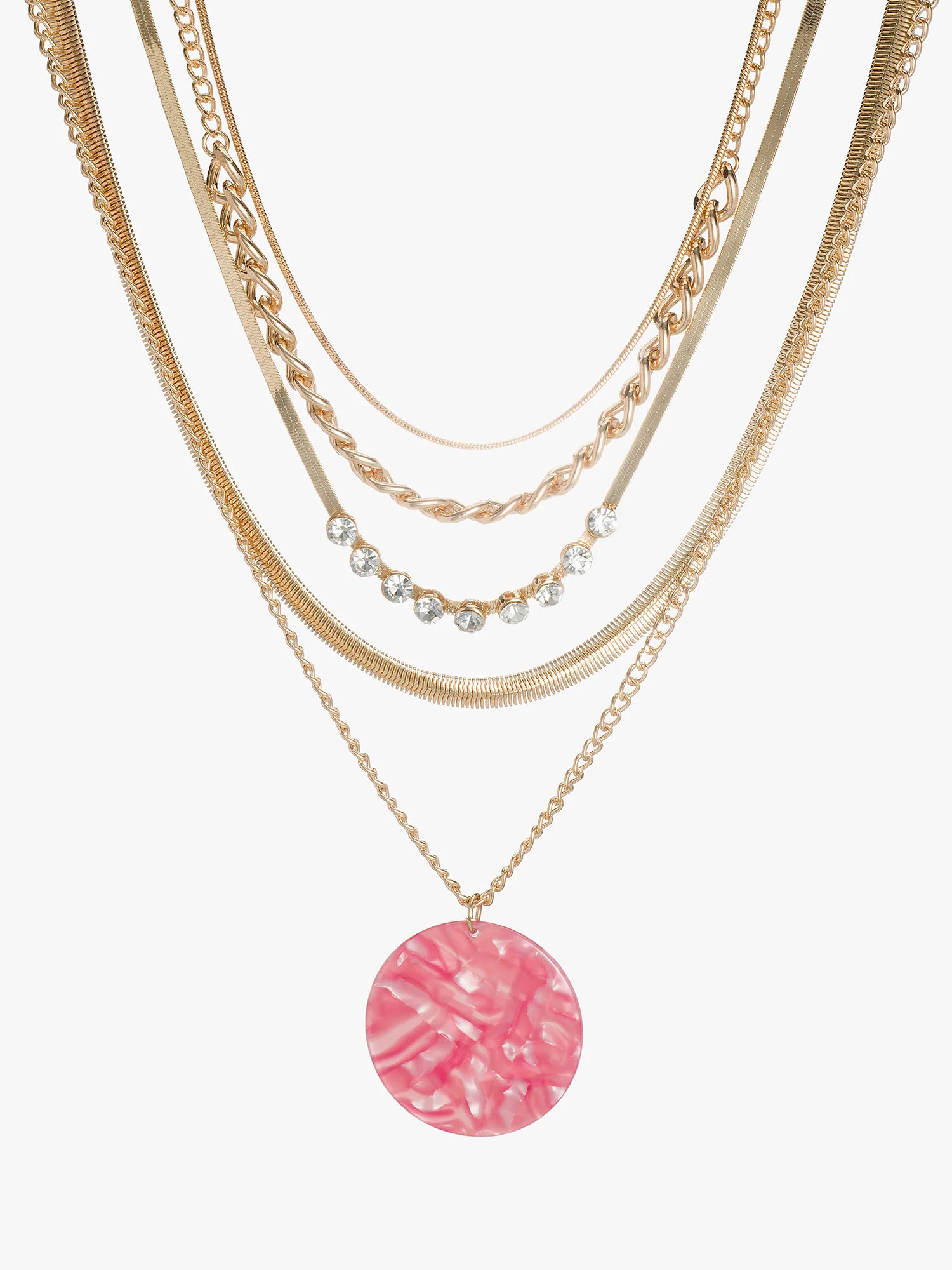 Layered Pendant Necklace - Image 2