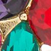 Rainbow Stone Drop Earrings - Image 3