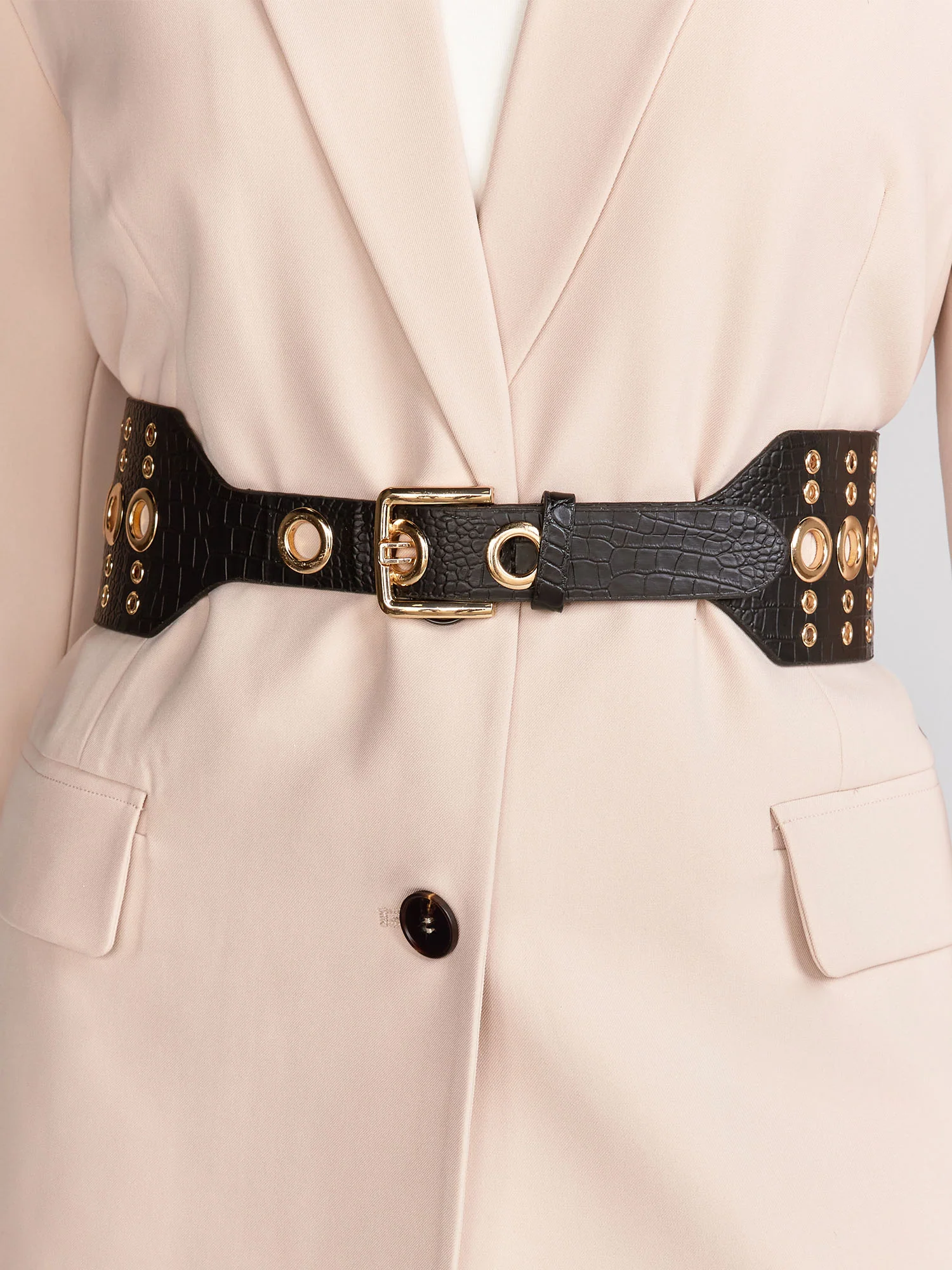 Mallis Accessories Three Row Grommet Belt - Brands We Love