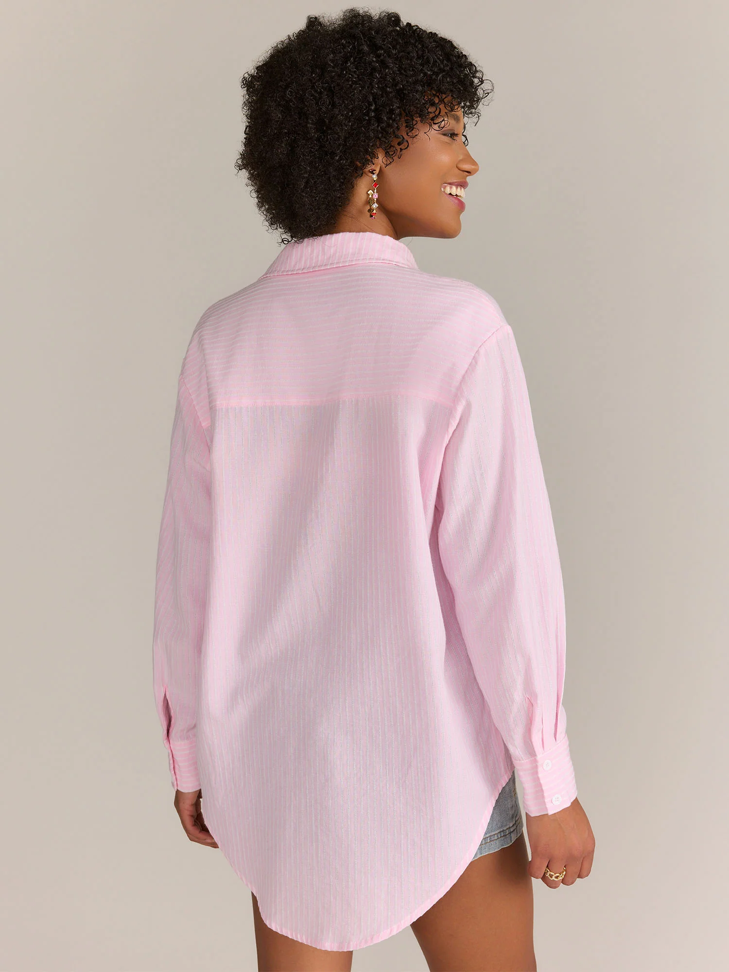 Lena Poplin Bra and Button Down Shirt 2 Piece Set - Brands We Love - Image 3
