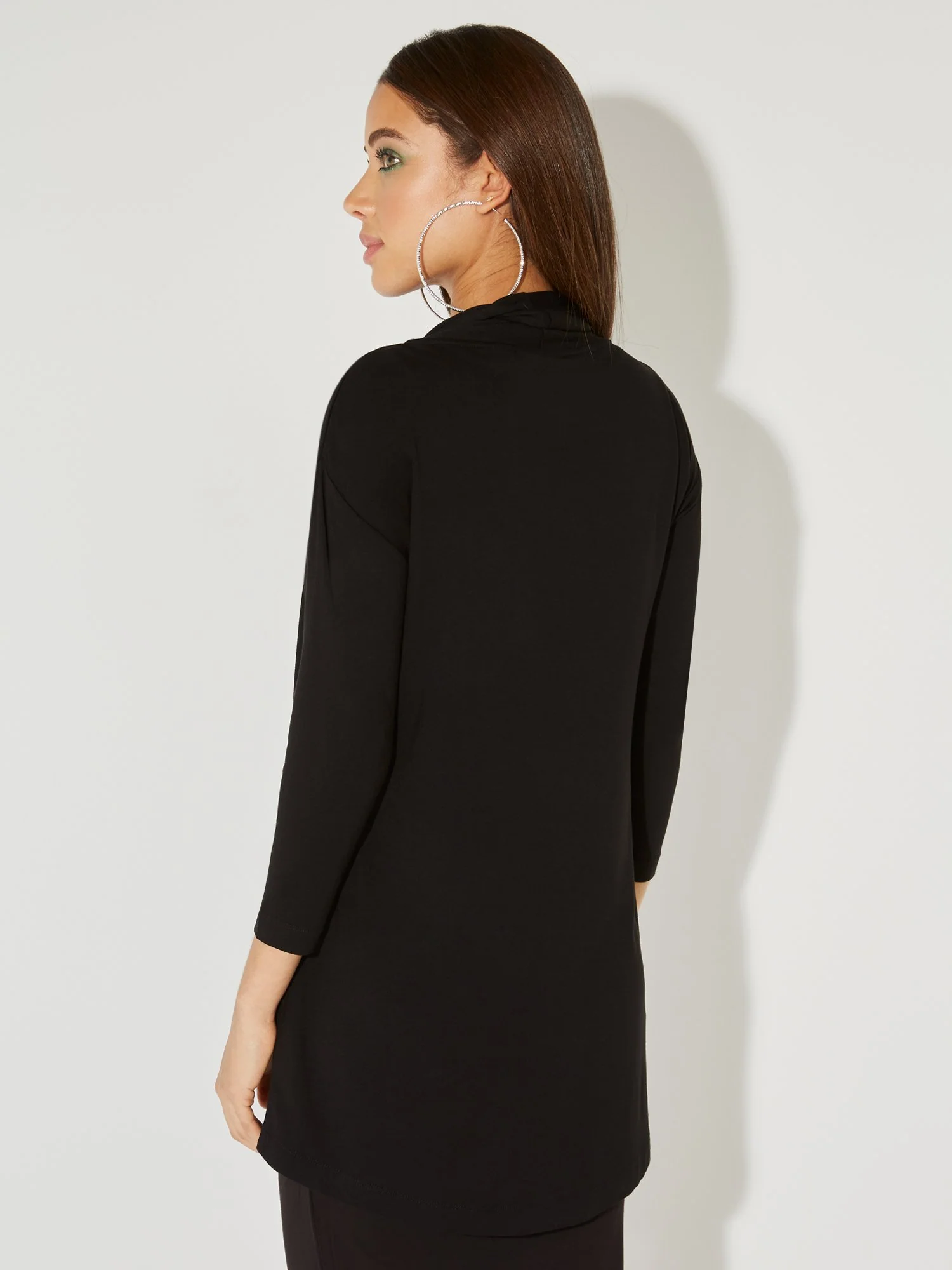 3/4-Sleeve Cocoon Cardigan - NY&C Style System - Image 3