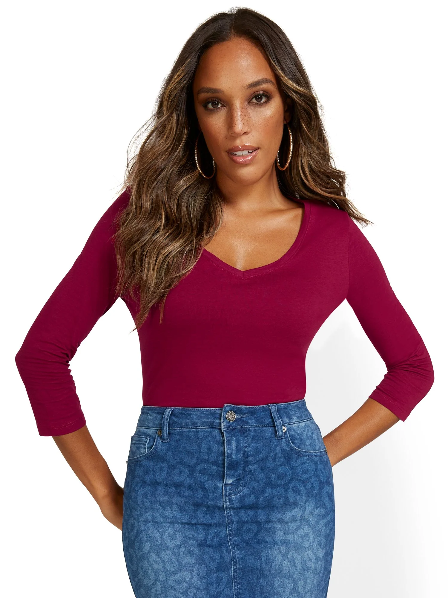 3/4-Sleeve Perfect Tee - Image 16