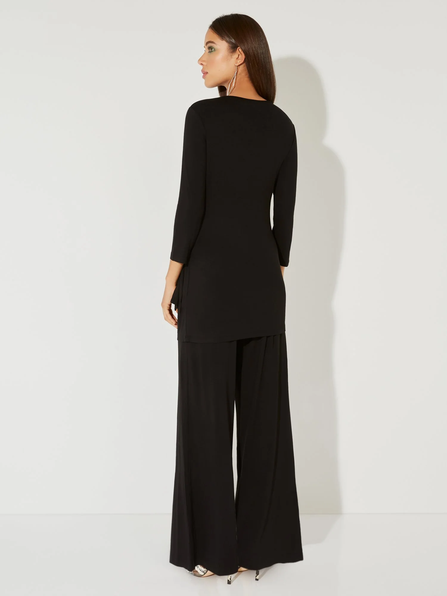 3/4-Sleeve Side-Tie Top - NY&C Style System - Image 3