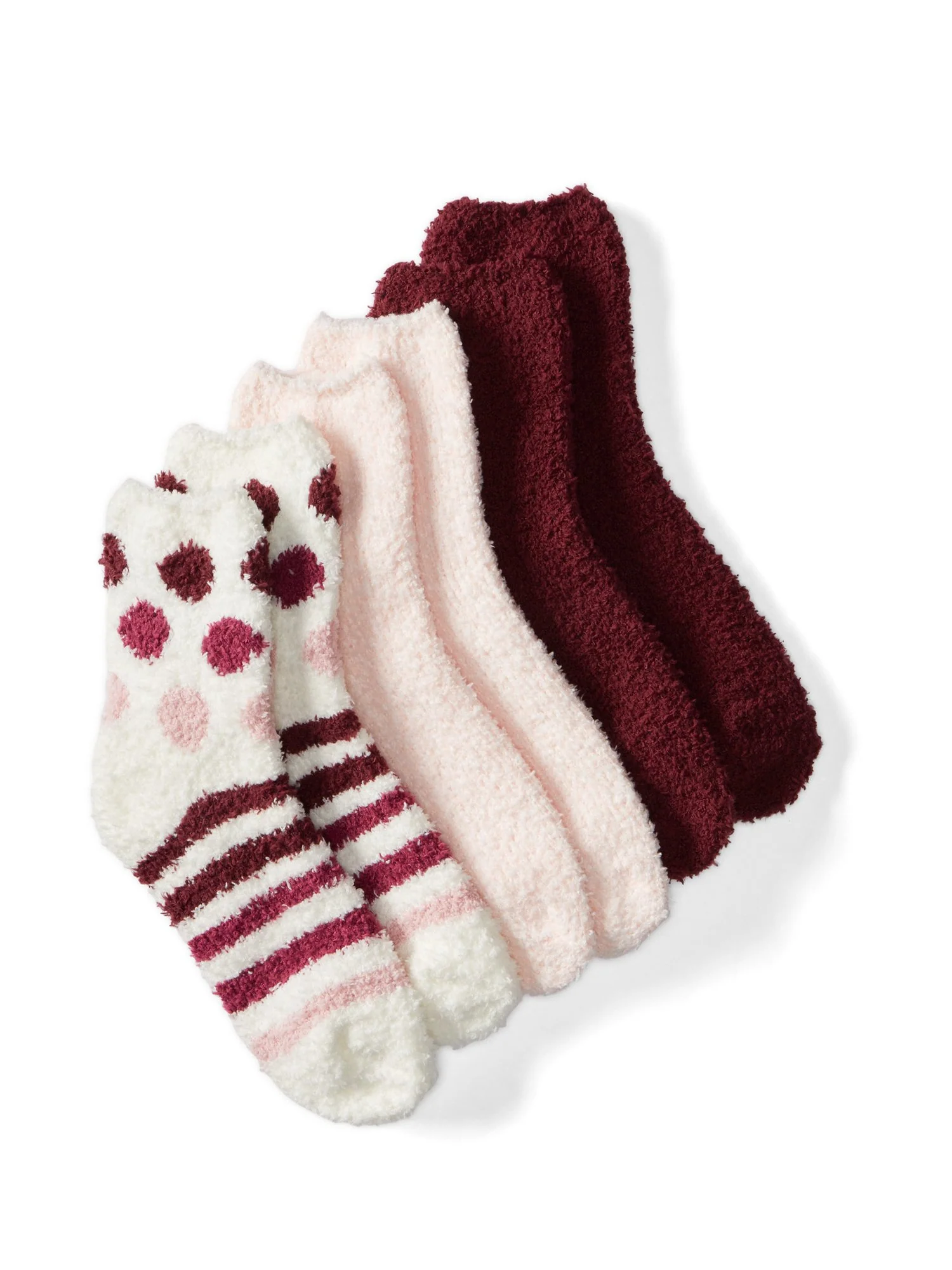 3-Pack Dot-Print Cozy Socks - Image 2