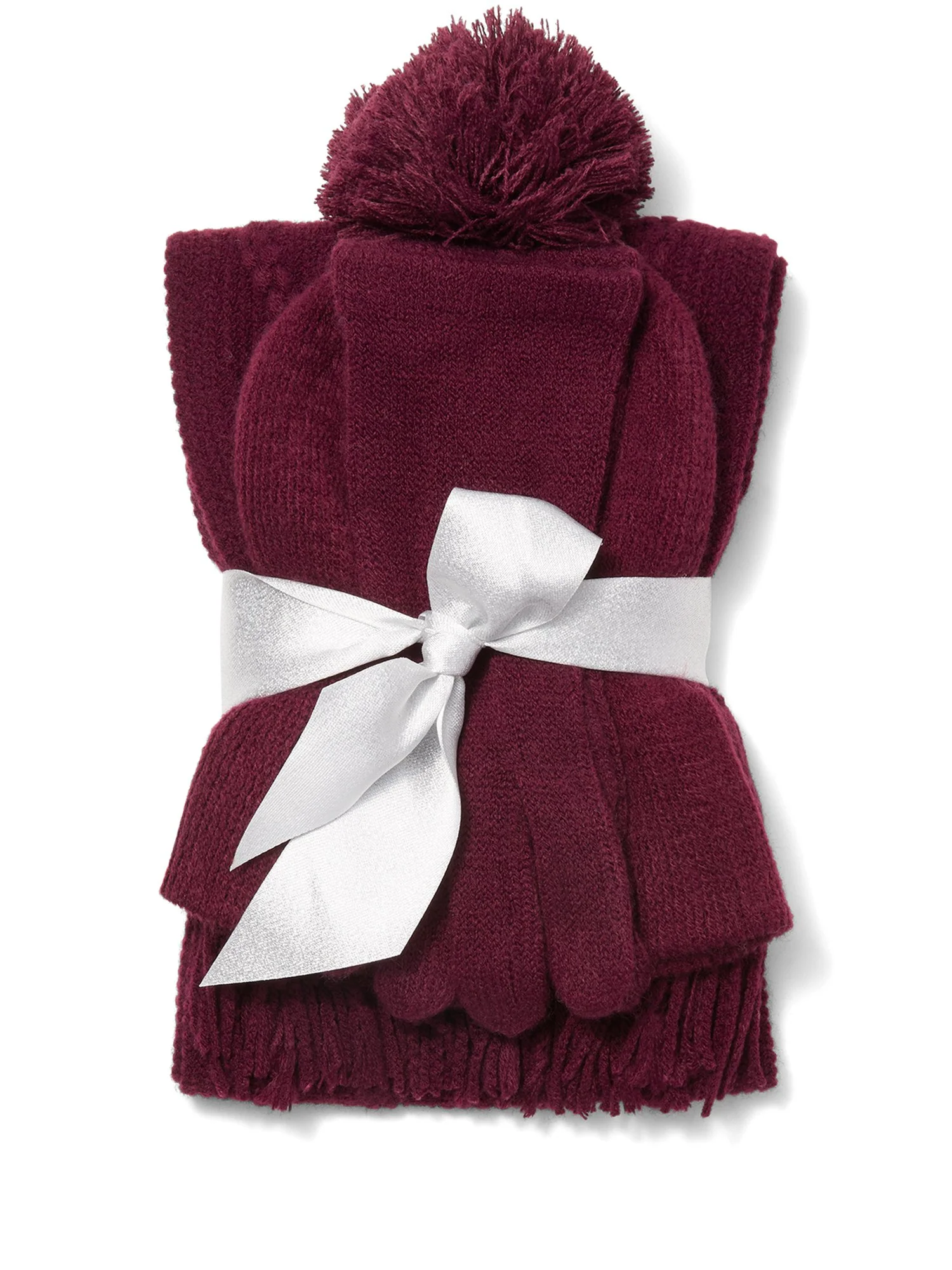 3-Piece Cable-Knit Scarf, Hat & Gloves Set - Image 21