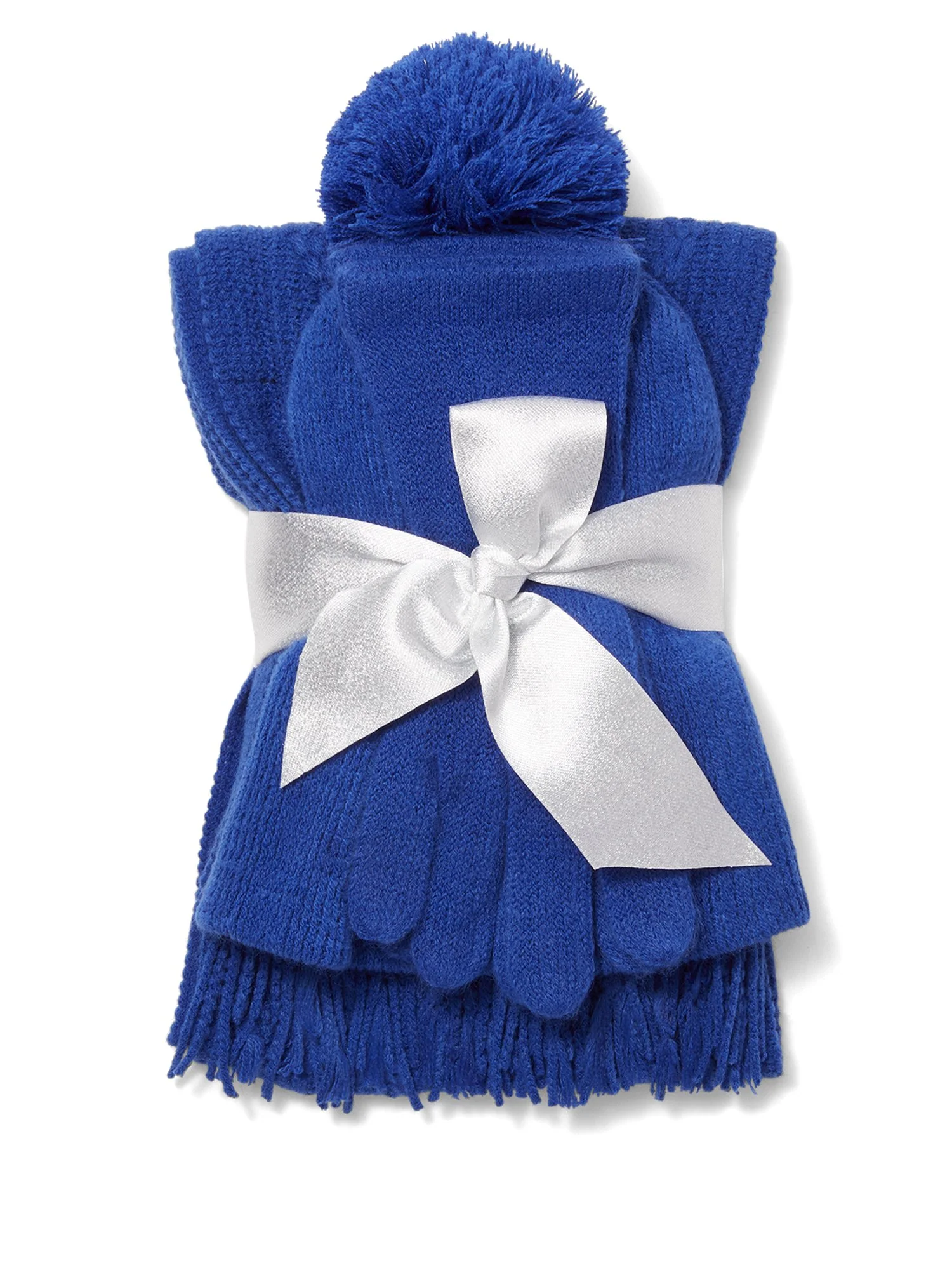 3-Piece Cable-Knit Scarf, Hat & Gloves Set - Image 23