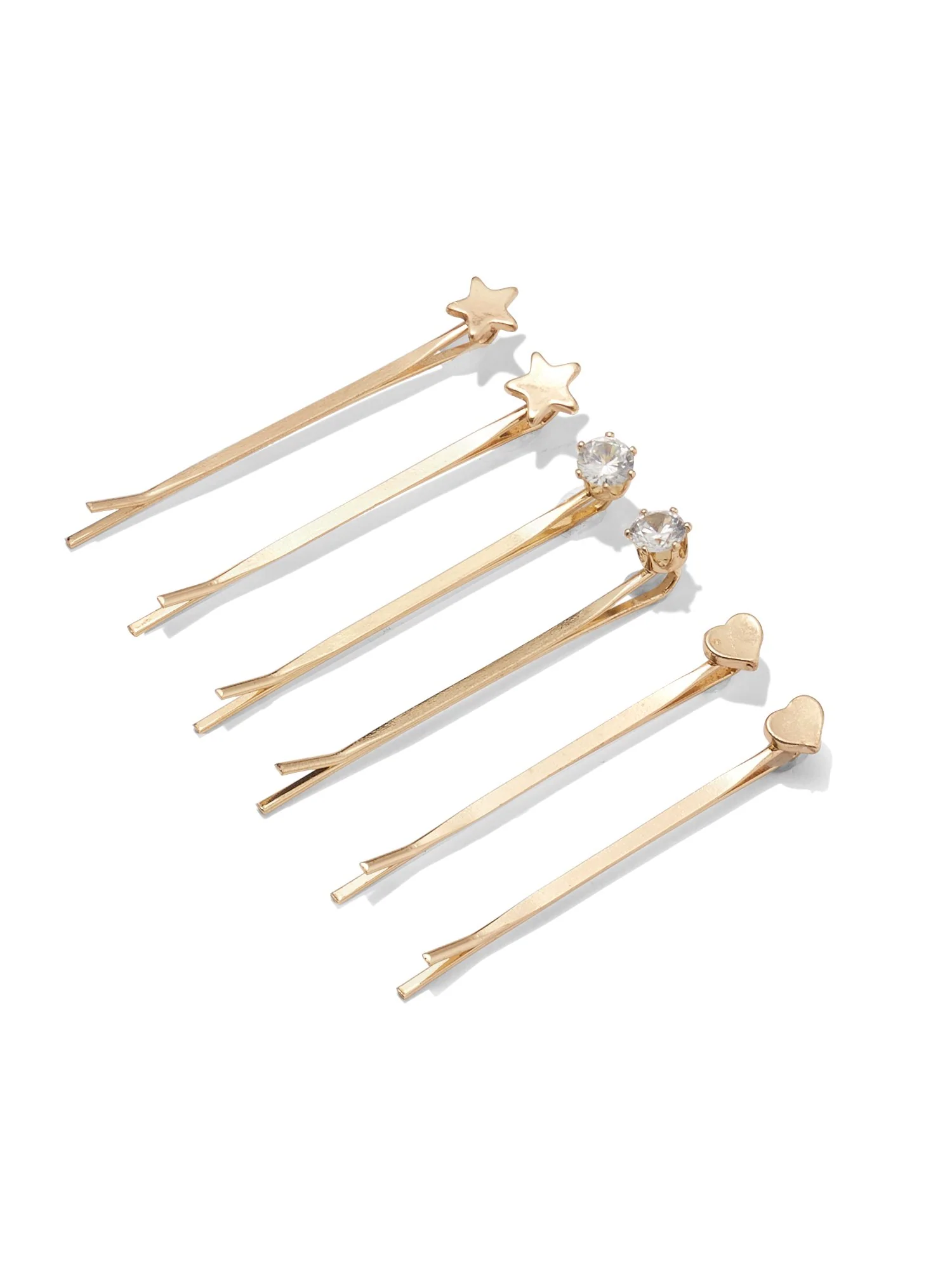 3-Piece Goldtone Hair Pin Set