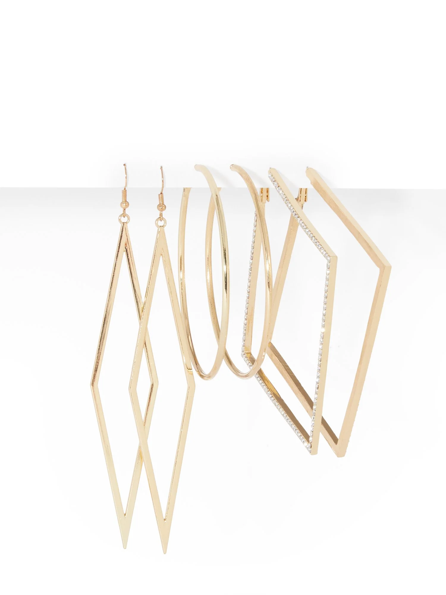 3-Piece Hoop Earring Set