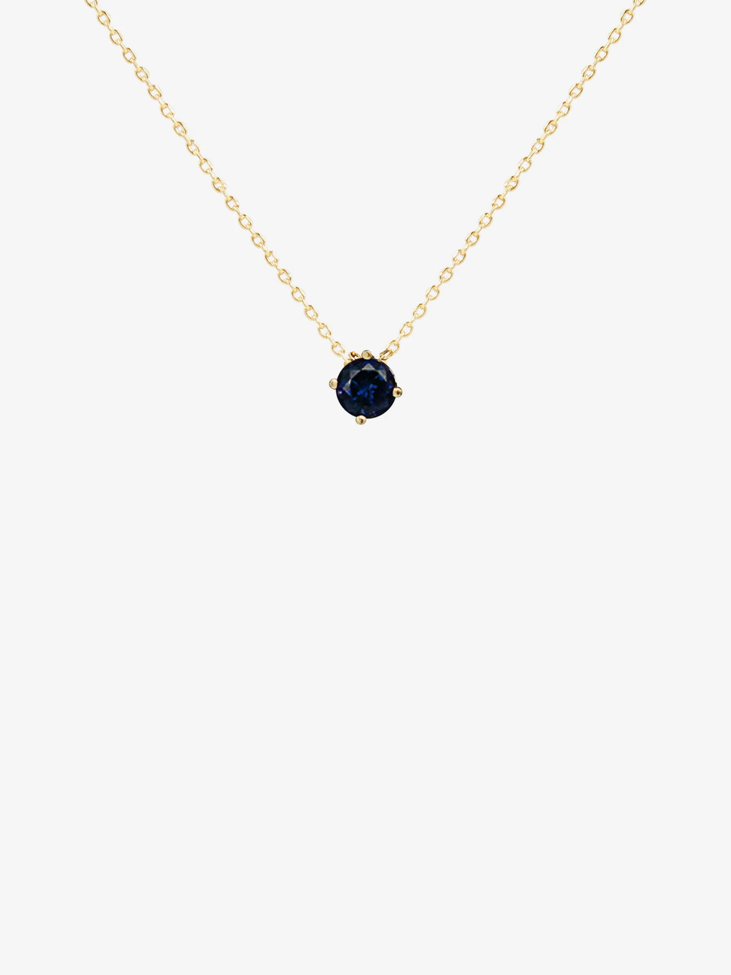 14K Gold Sapphire Necklace – Secret Box