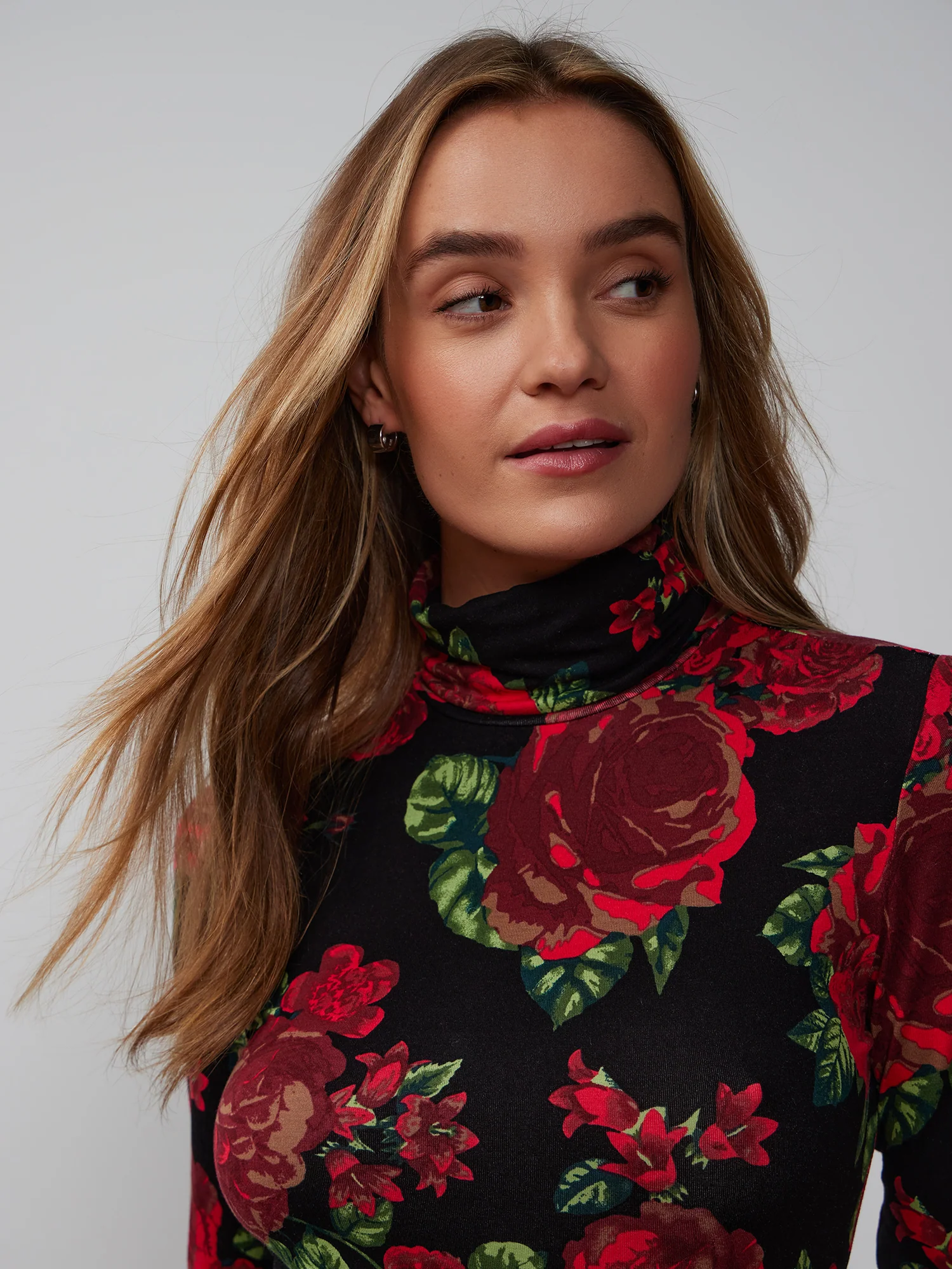 Long Sleeve Floral Print Top - Image 4