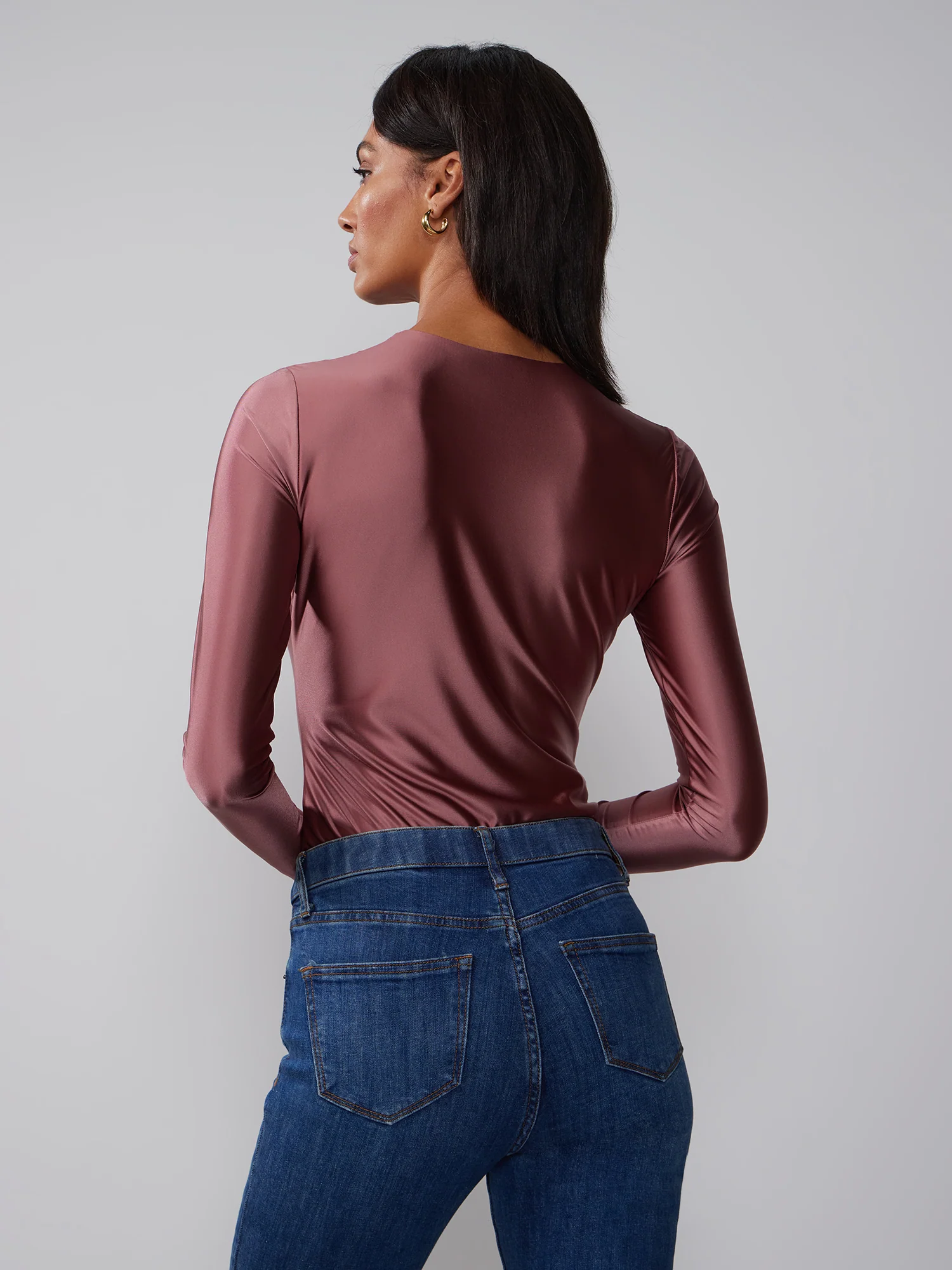 Long Sleeve Crew Neck Bodysuit - Image 7