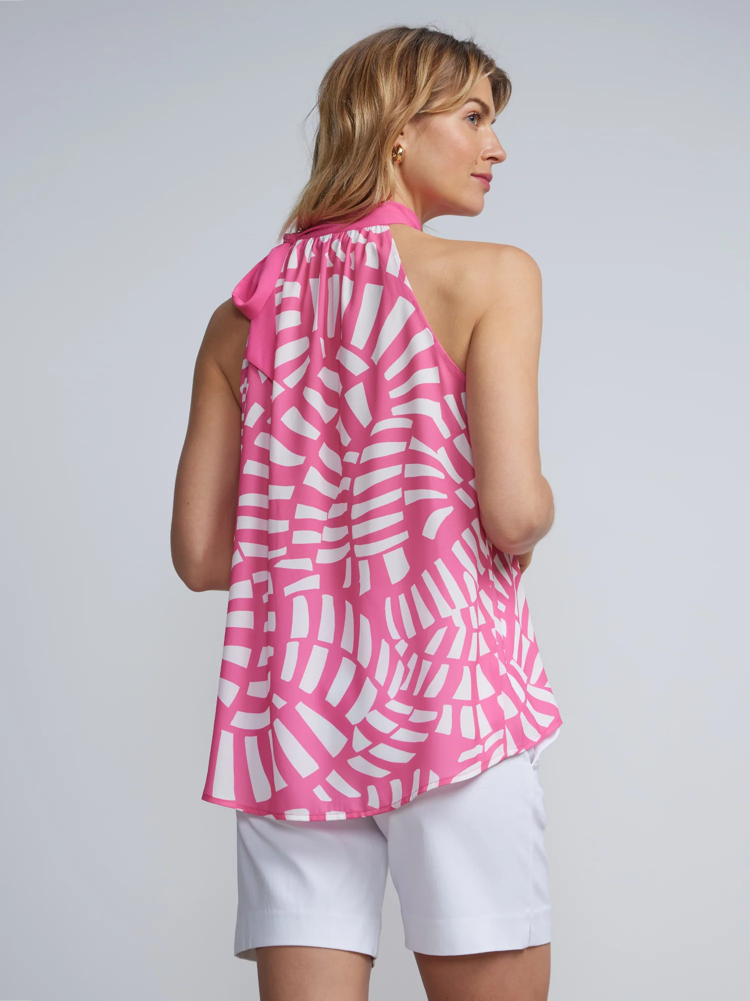 Halter Neck Printed Top - Image 3