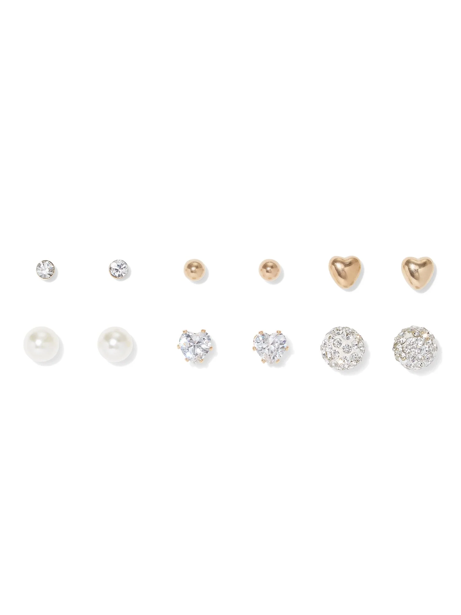 6-Piece Post Earring Set