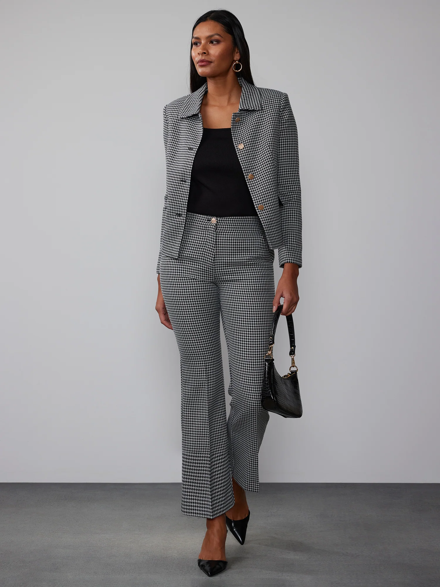 Houndstooth Suit Pant