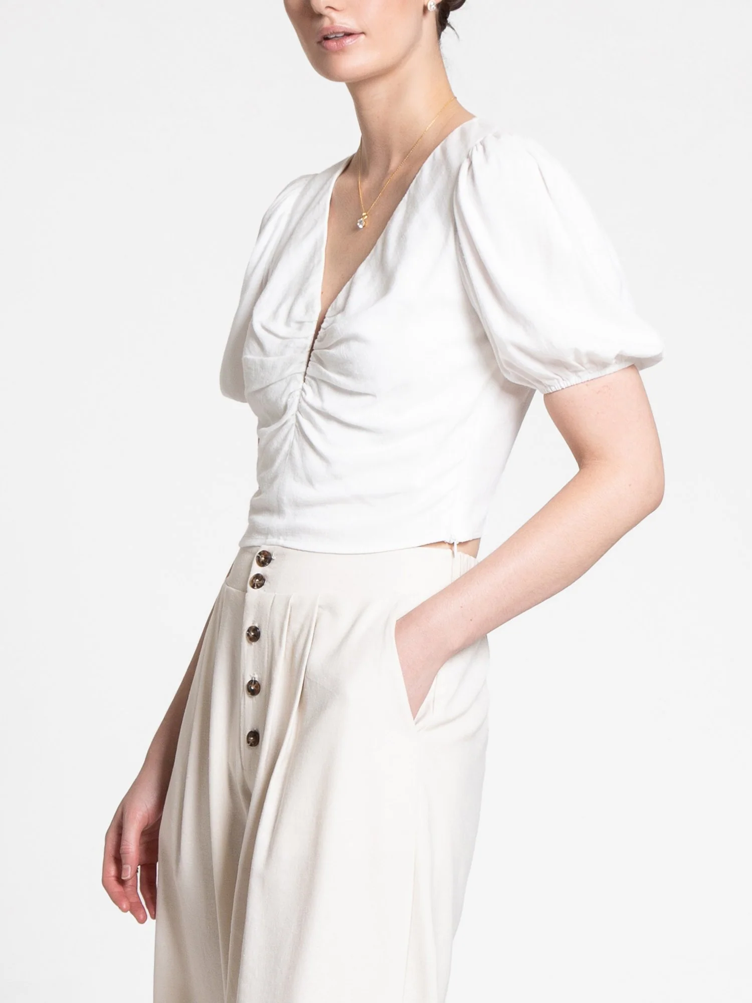 Gilli High Rise Pleated Pant - Brands We Love - Image 4