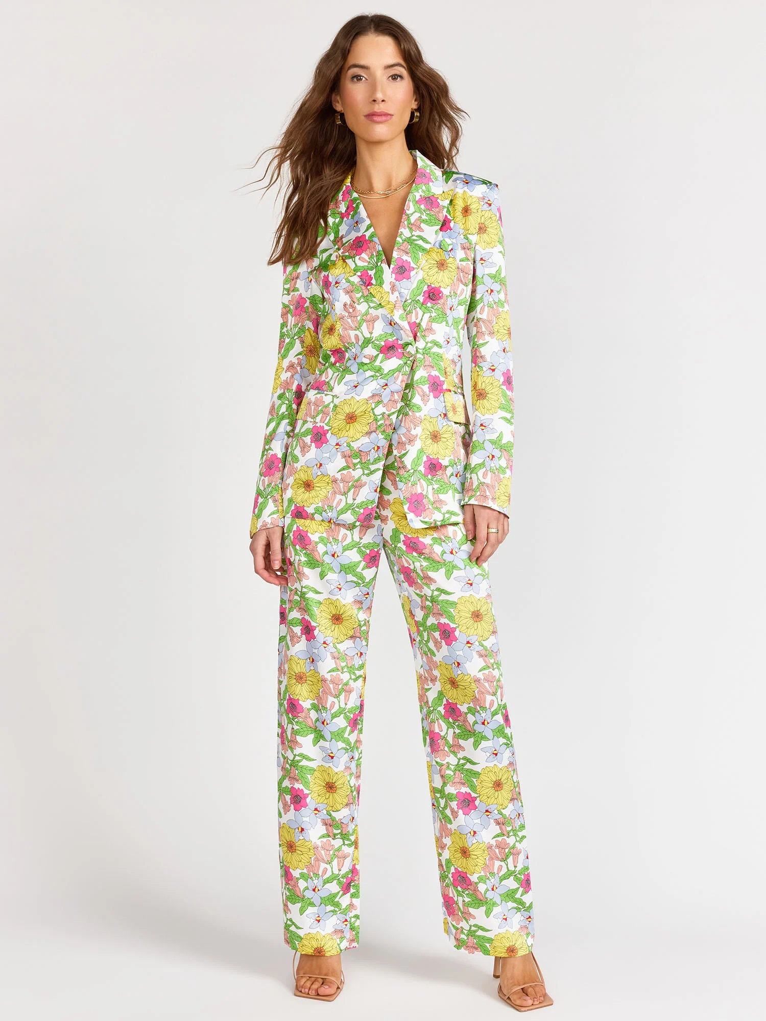 Luxy USA Long Sleeve Floral Print Blazer - Brands We Love - Image 3