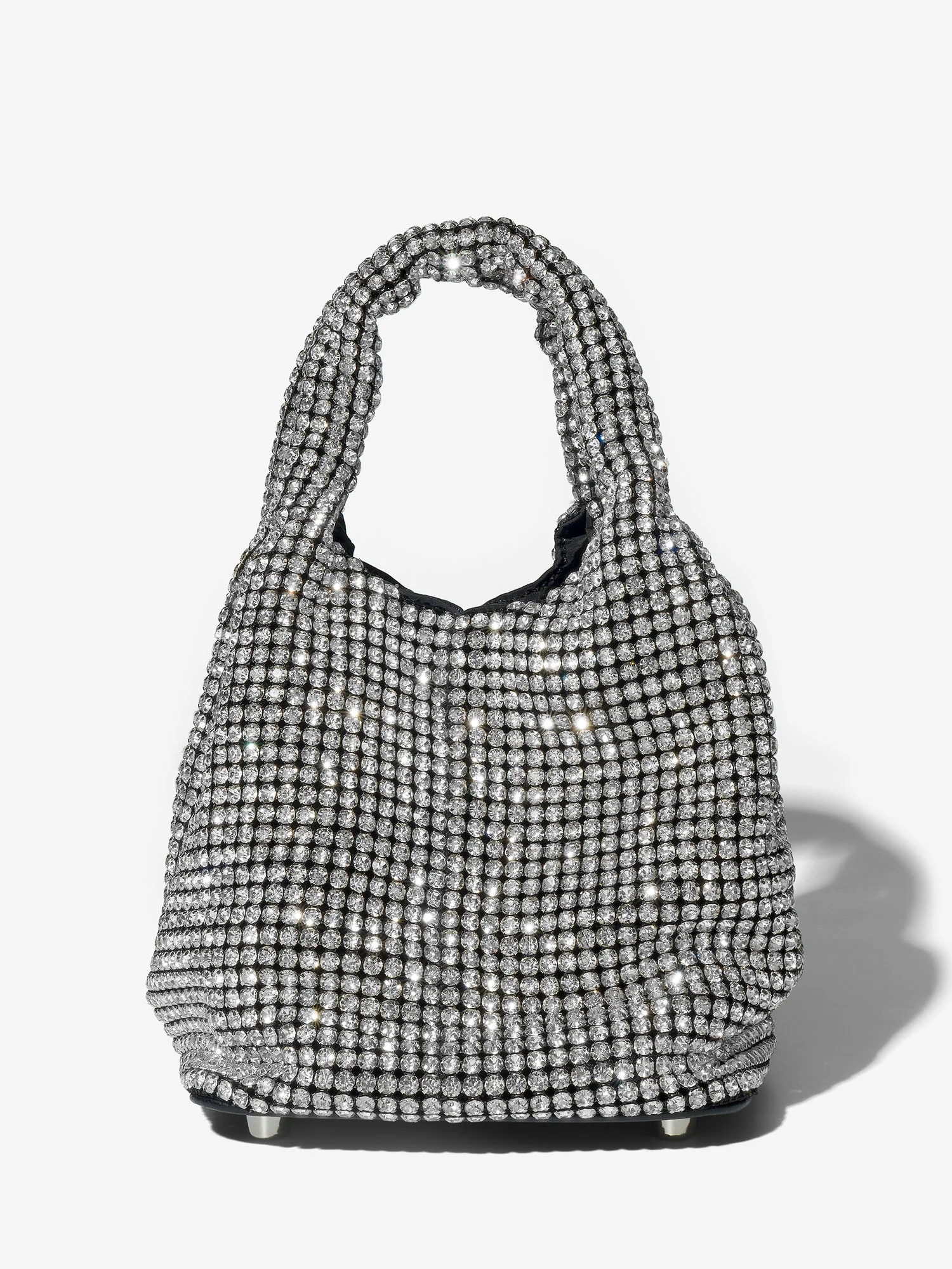 Rhinestone Top Handle Bag