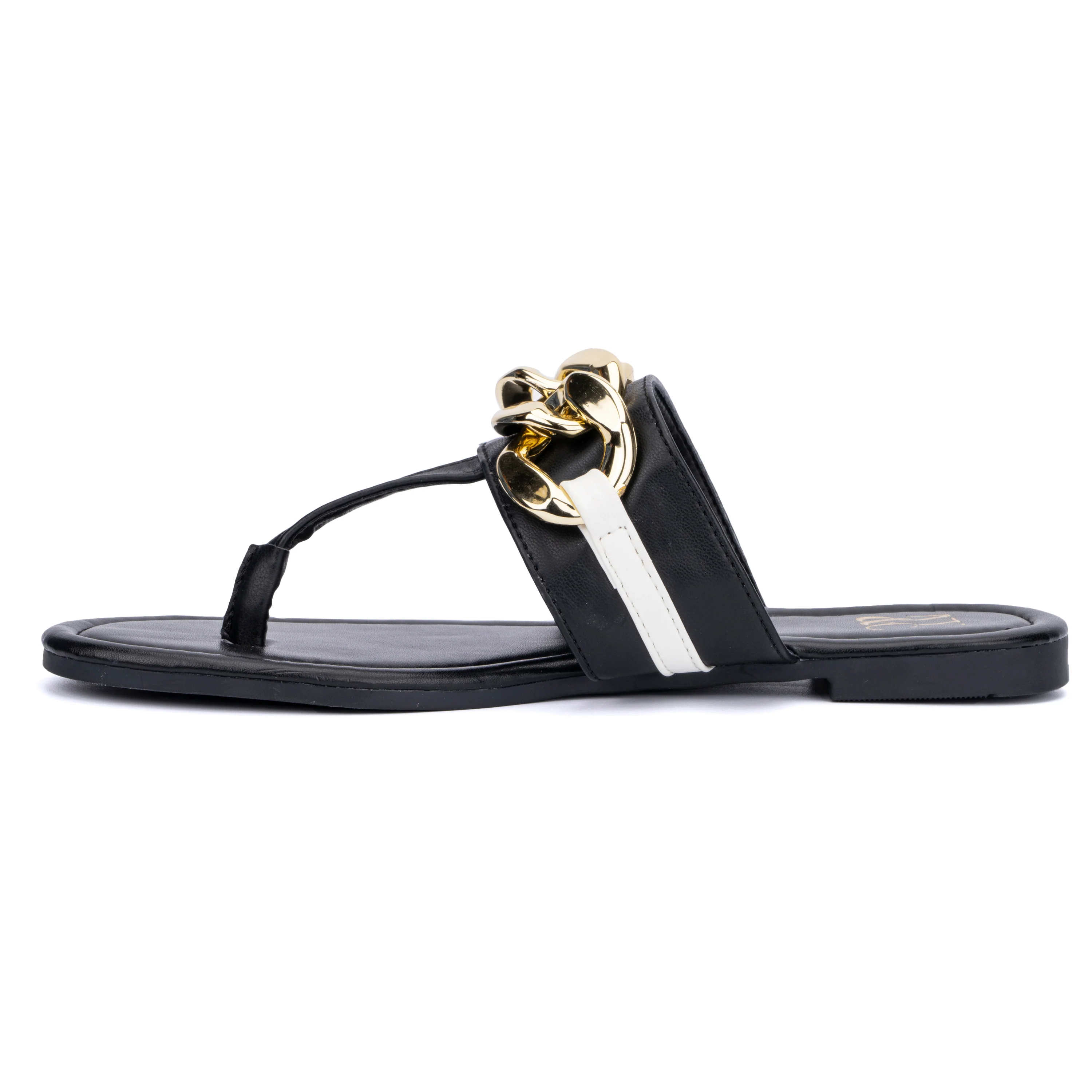 Cassandra Gold Chain Sandals - Image 3