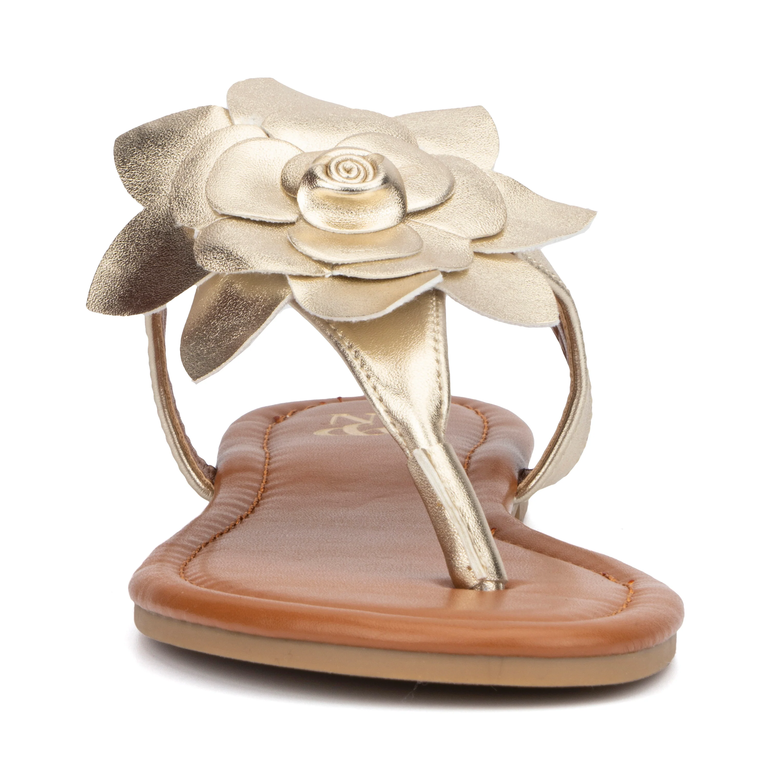 Aurelia Floral T-Strap Sandals - Image 4